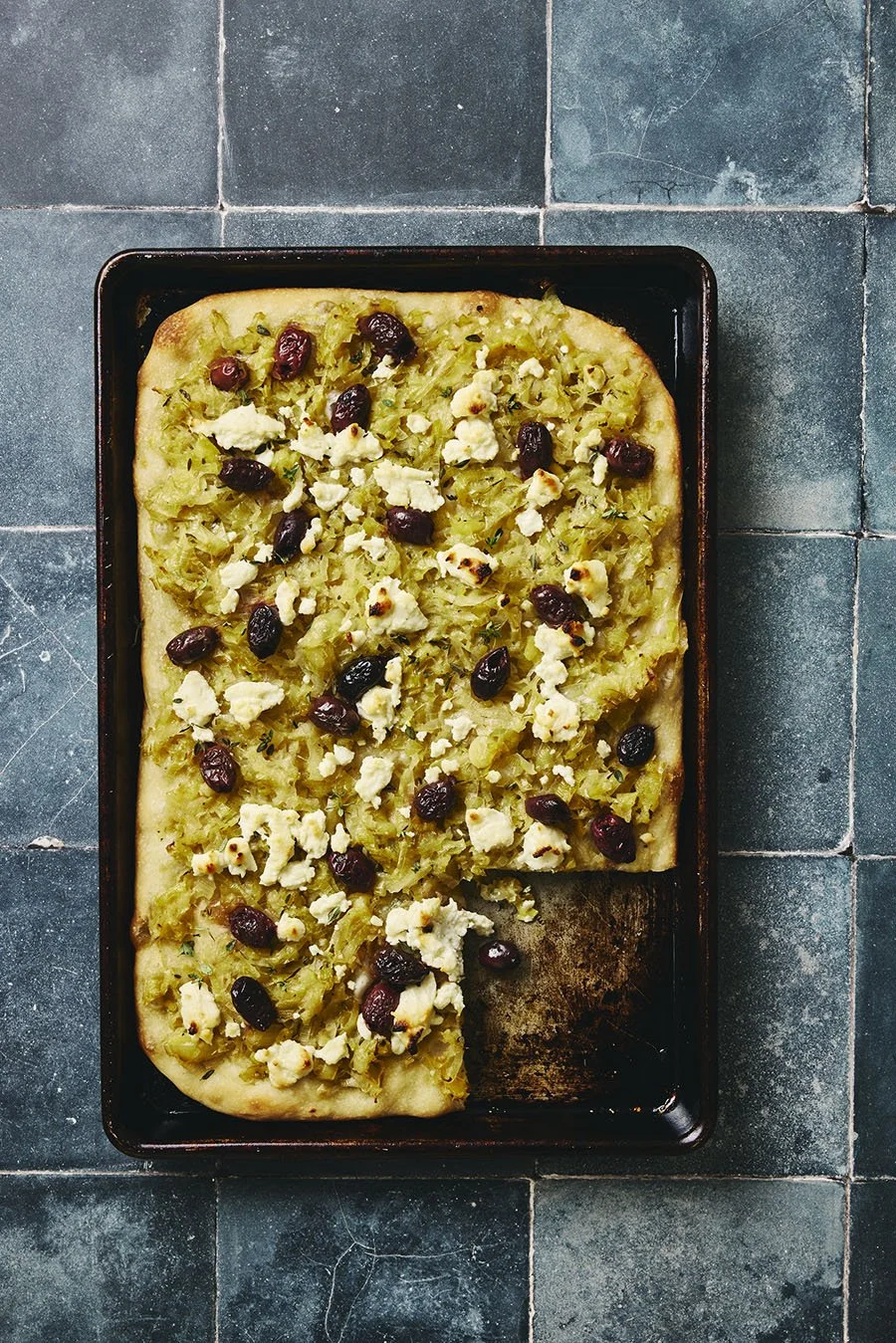 Braised Leek Flatbread