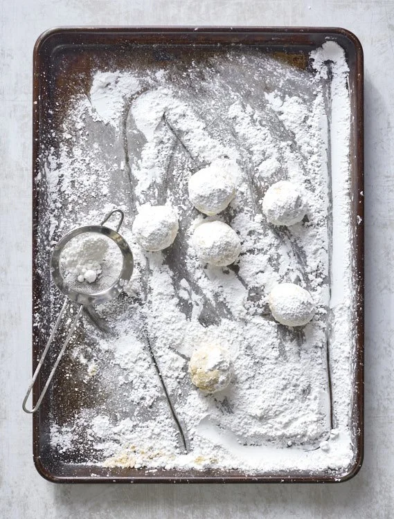 Anise Almond Snowball Cookies