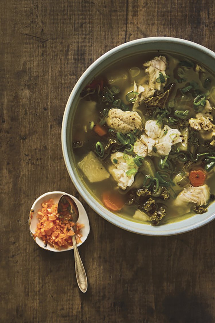 Jamaican Fish Tea Soup