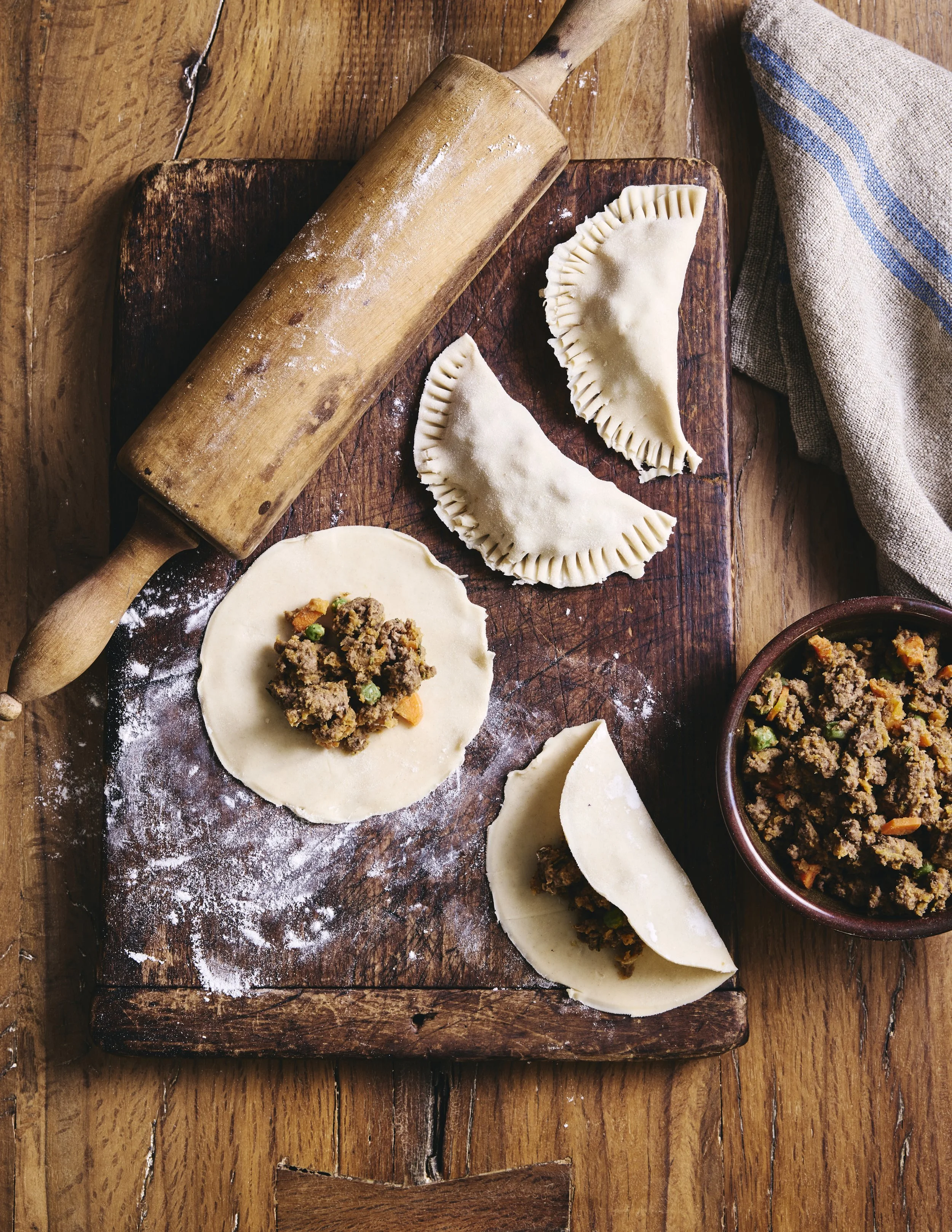 Savory Beef and Rutabaga Hand Pies