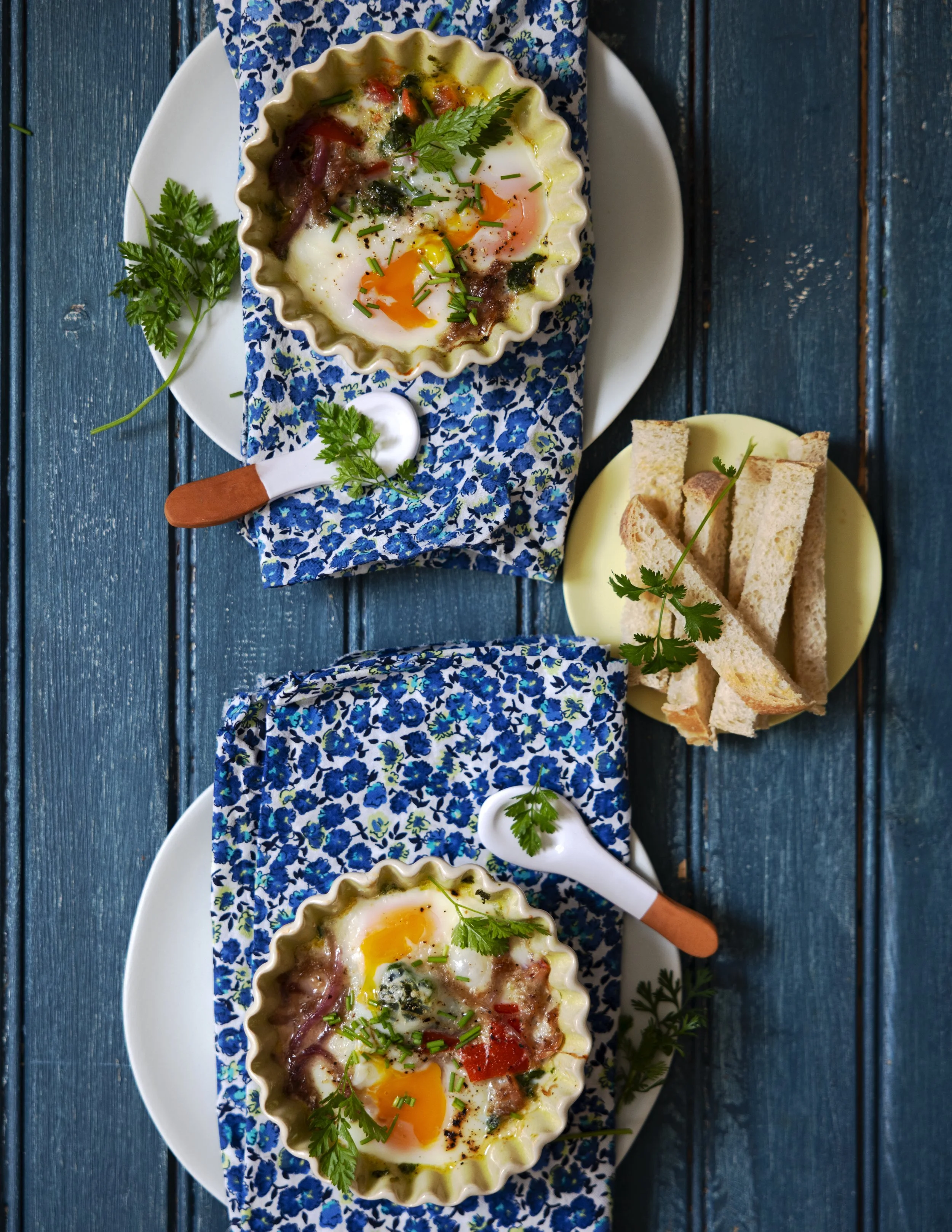 Easy Morning Protein-Rich Breakfast with Oeufs Cocotte