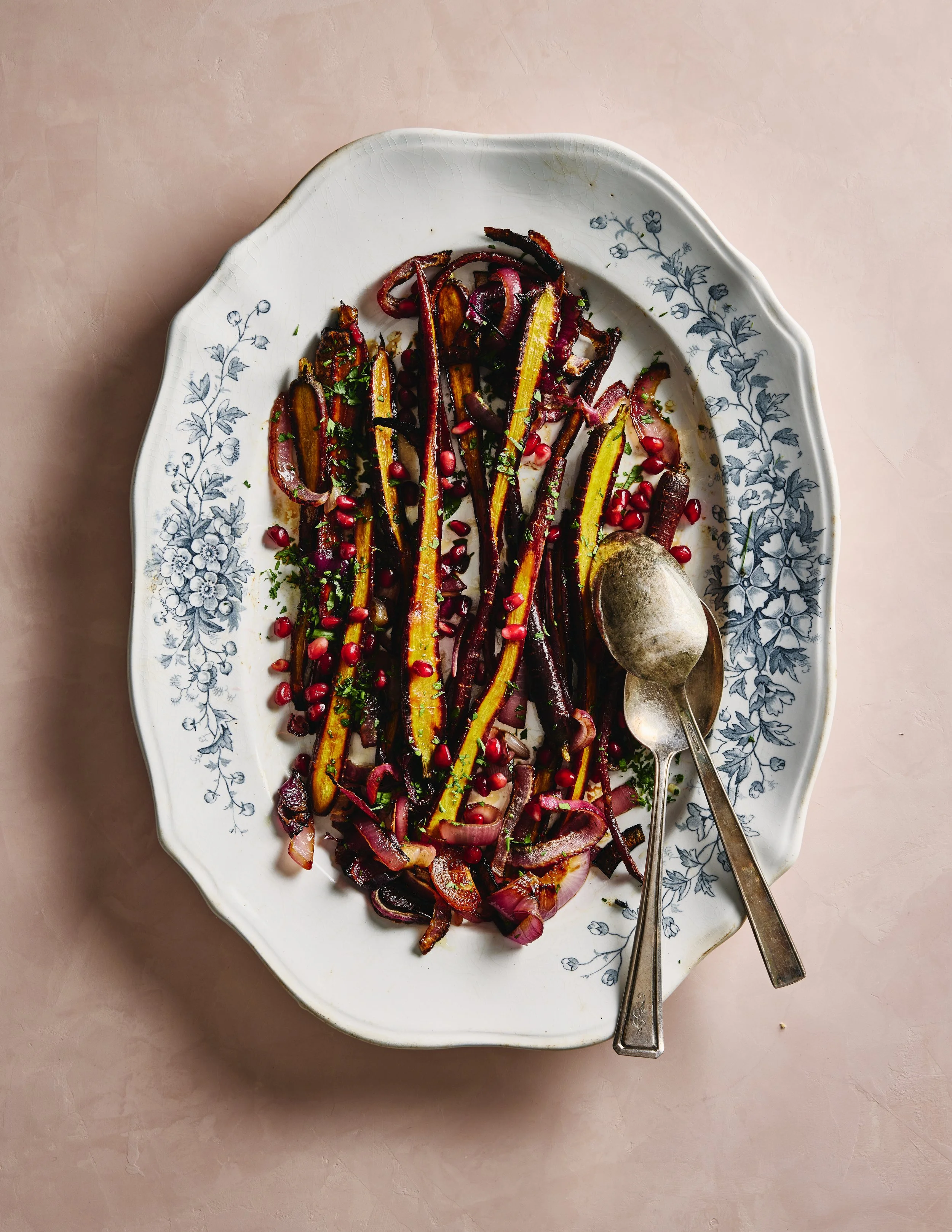 Roasted Balsamic Red Carrots and Onions