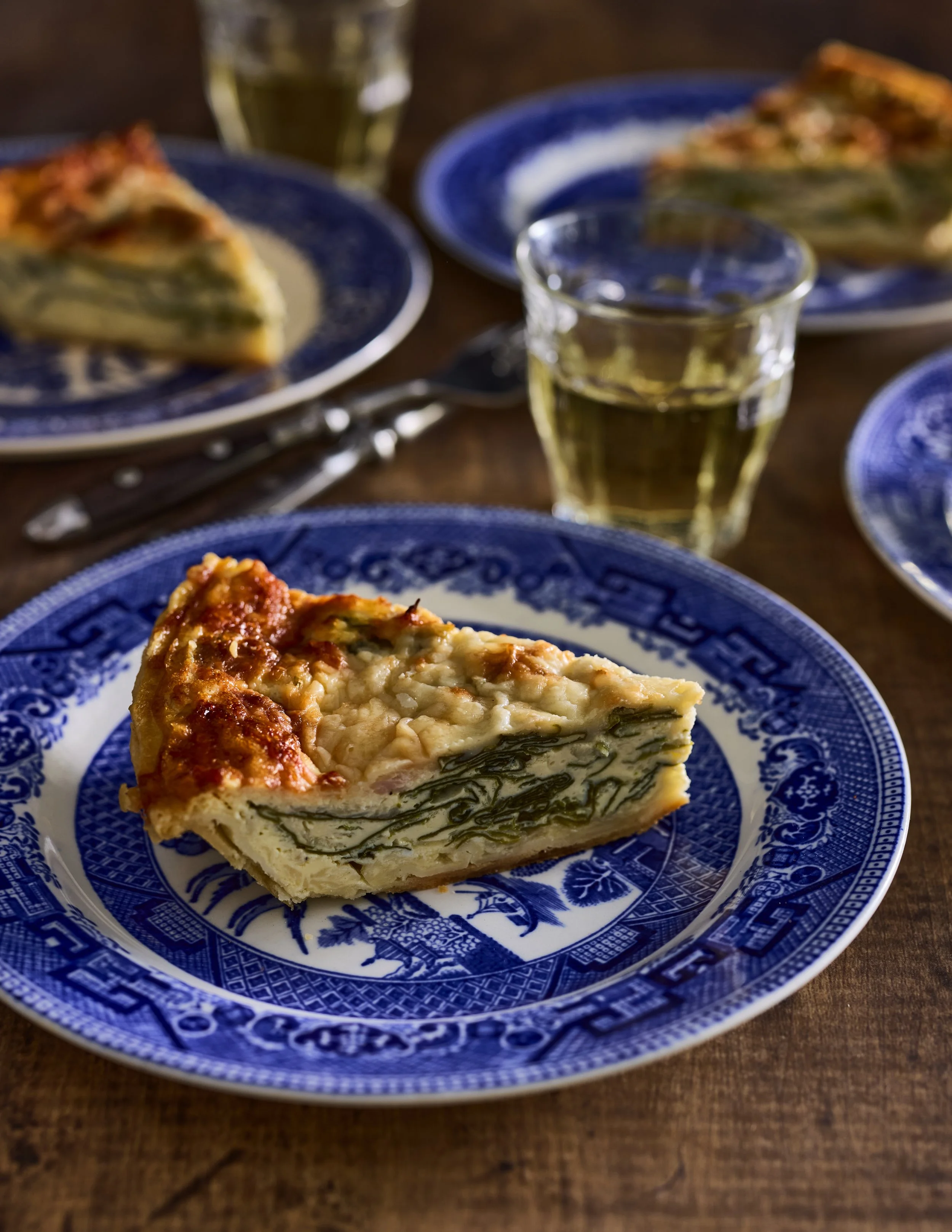Braised Collard Greens Quiche