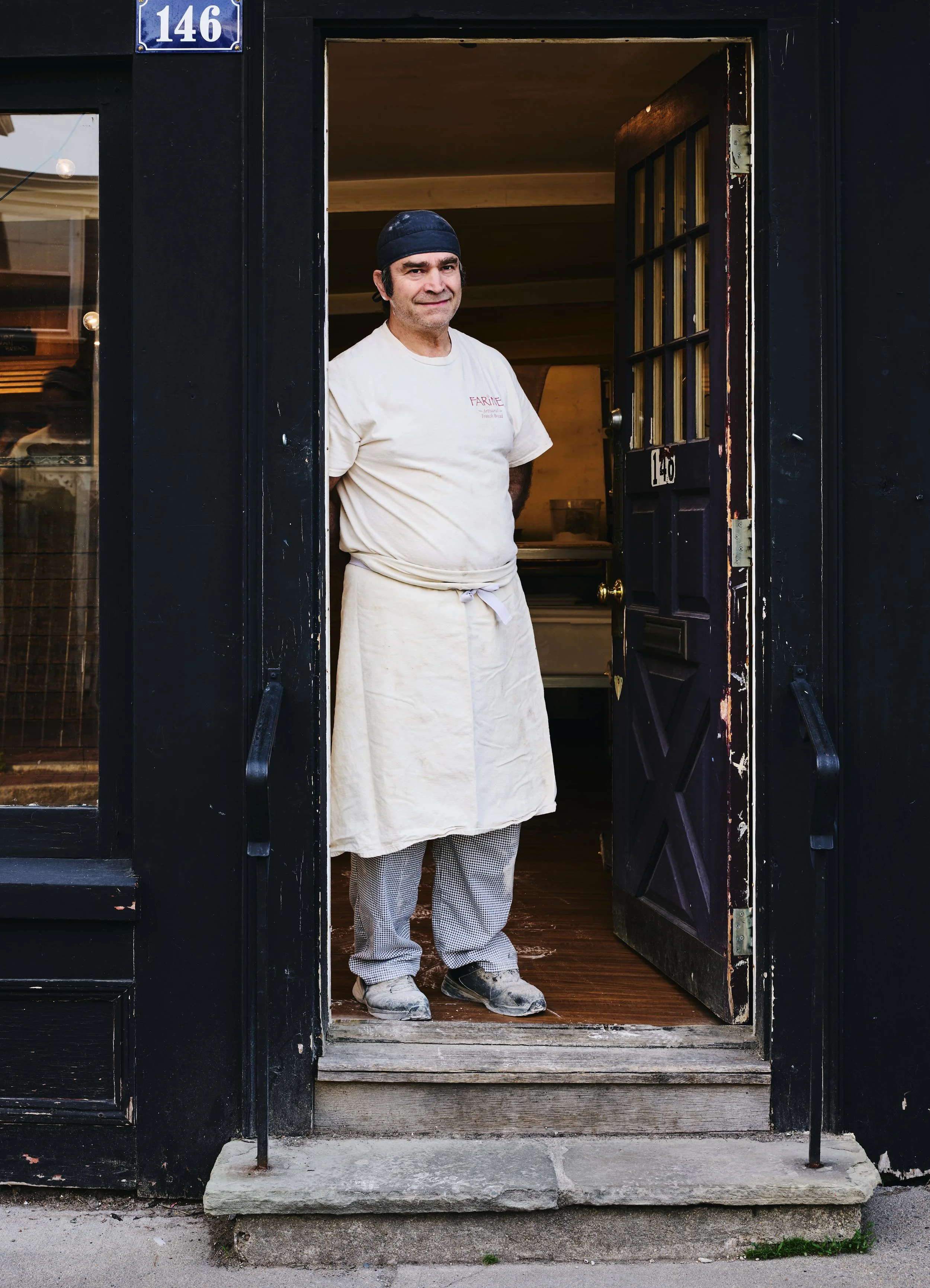 Chef Laurent Dedieu of Farine, Marblehead