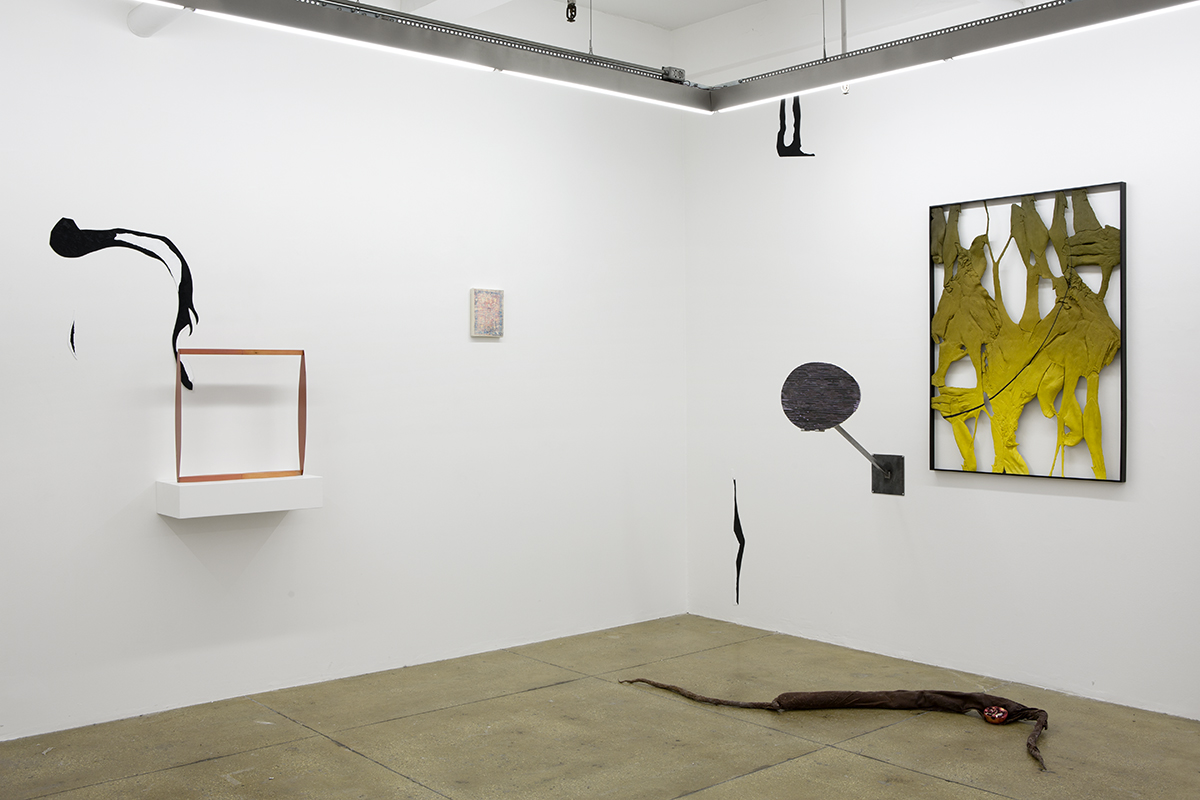 Installation View: KHAR PIDDA - A TRIBUTE, Lupo Borgonovo, Elaine Cameron-Weir and Ben Schumacher, Sam Falls, Lucy Kim, Dave Miko, Ruairiadh O’Connell, Matt Paweski, Kour Pour, Adele Röder