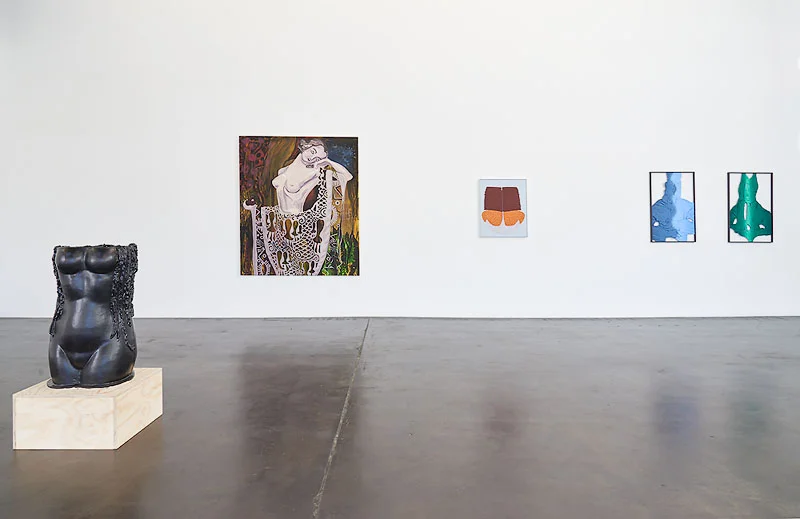 Installation View - LIKENESS , Amy Bessone, Vidya Gastaldon, Trenton Doyle Hancock, Maren Karlson, Lucy Kim, José Lerma, Jean-Luc Moulène, Woody Othello, Christina Ramberg, Lui Shtini