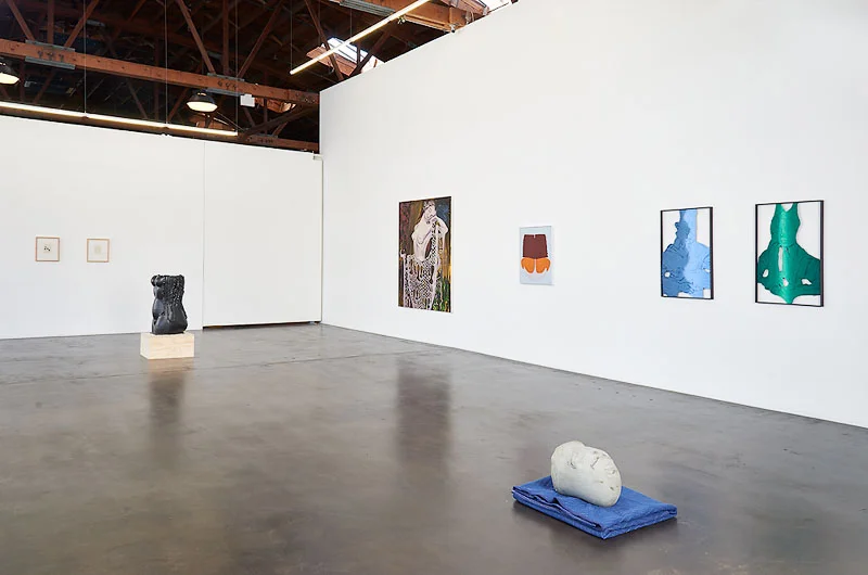 Installation View - LIKENESS , Amy Bessone, Vidya Gastaldon, Trenton Doyle Hancock, Maren Karlson, Lucy Kim, José Lerma, Jean-Luc Moulène, Woody Othello, Christina Ramberg, Lui Shtini