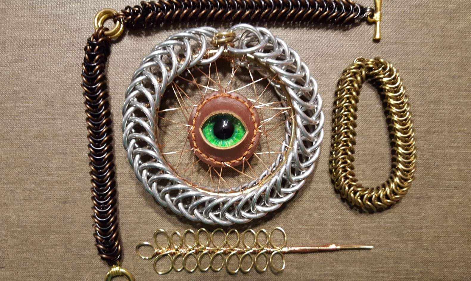 Eye Pendant and bracelets.JPG