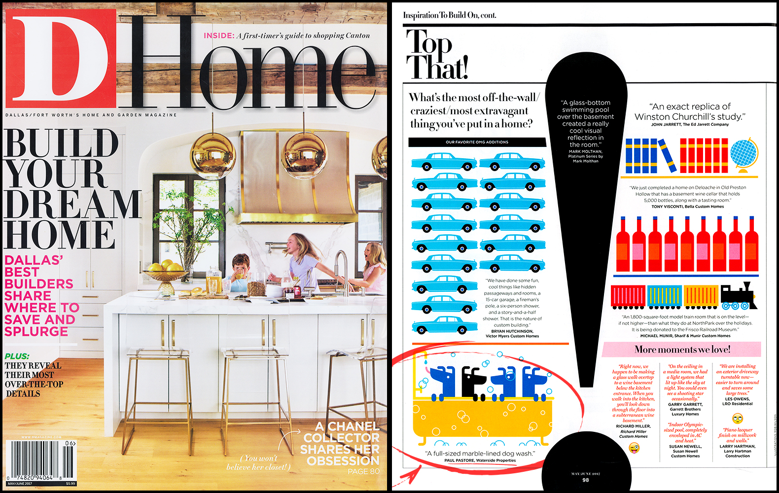 D-HOME MAGAZINE • MAY/JUNE 2017 TOP THAT! ARTICLE >> LEARN MORE ABOUT WATERSIDE PROPERTIES