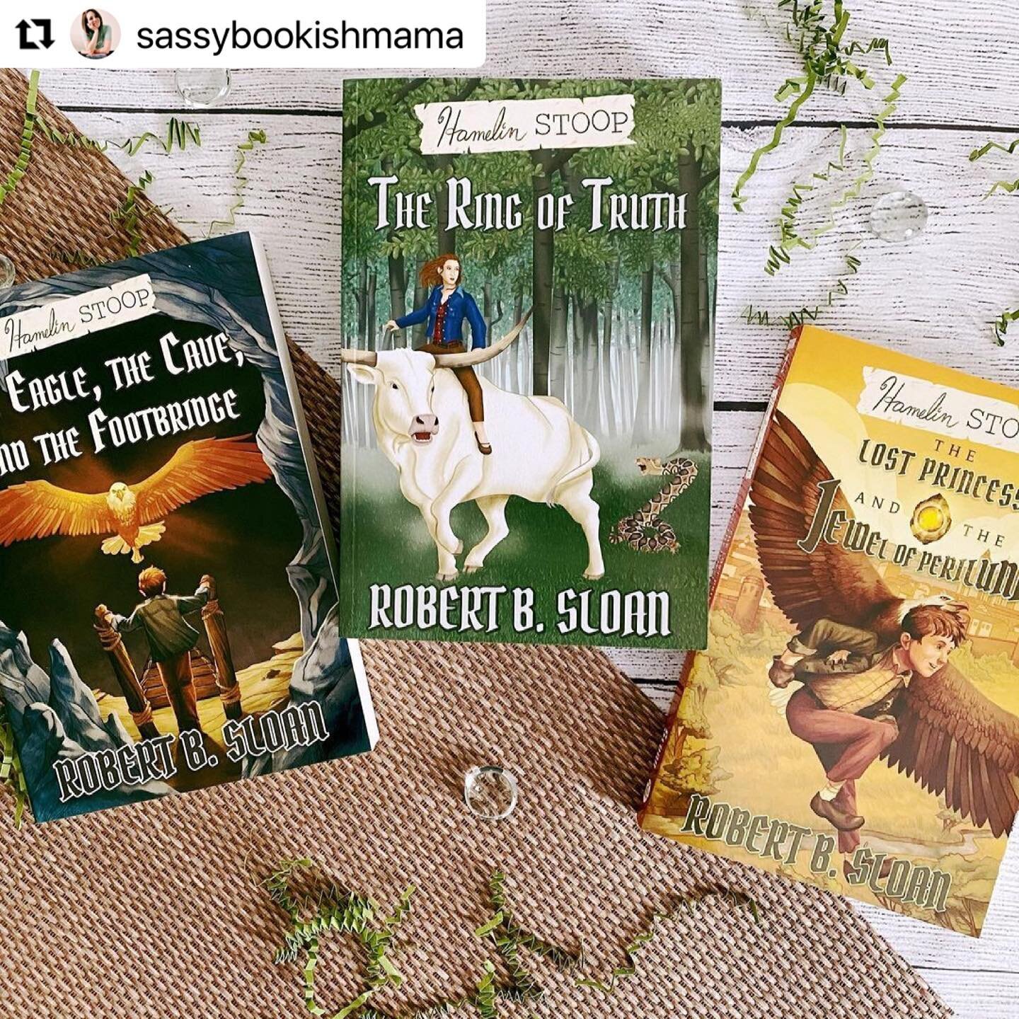 (Enter on original post)
#Repost @sassybookishmama
・・・
Check out this series! I&rsquo;m excited to read this with my oldest! HAMELINE STOOP: THE RING OF TRUTH, book three in the Hamelin Stoop series by Robert B. Sloan.
⠀
📖 ABOUT THE BOOK (purchase l