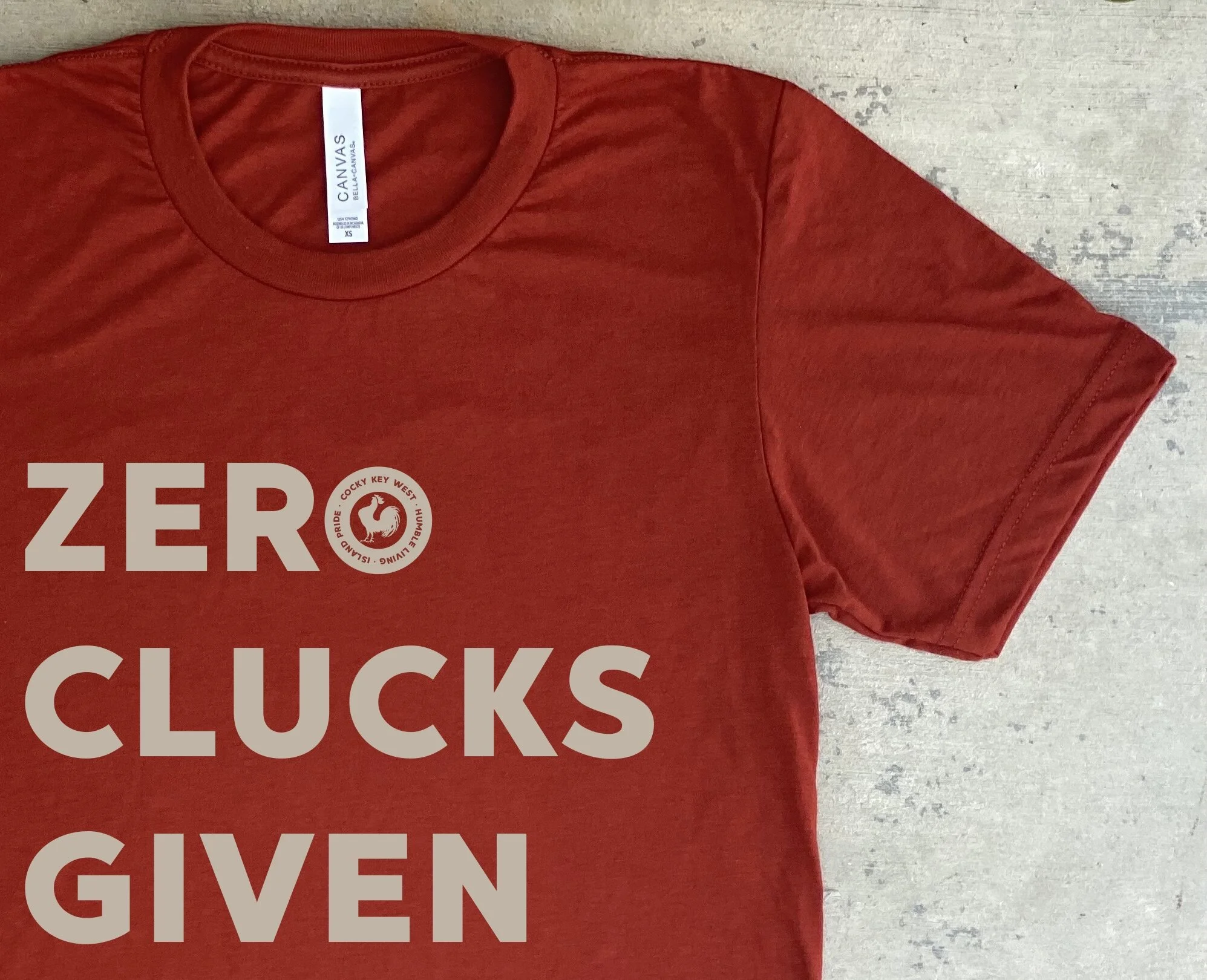 Zero Clucks Unisex Triblend Tee