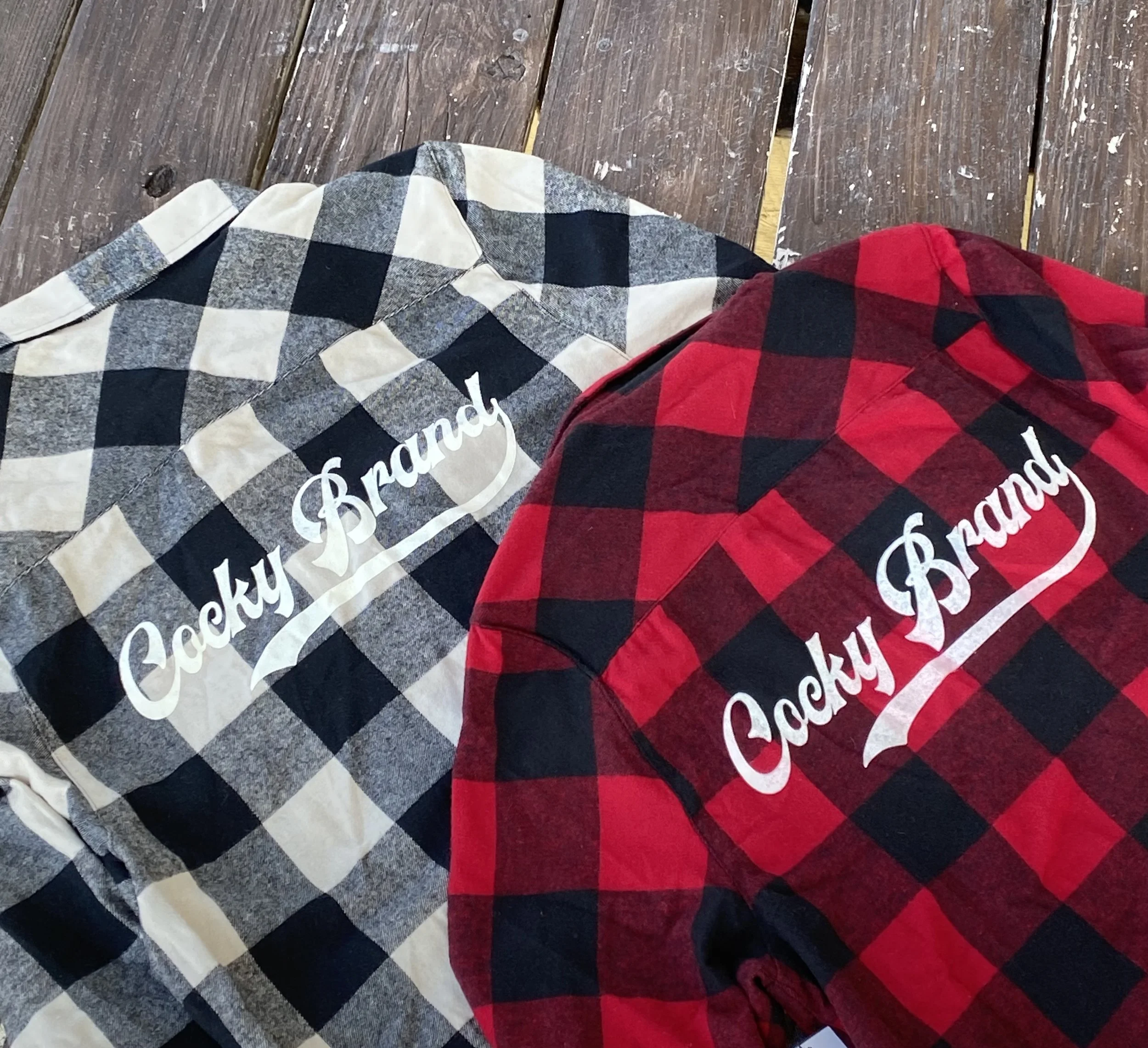 Cocky Brand Boyfriend Flannel