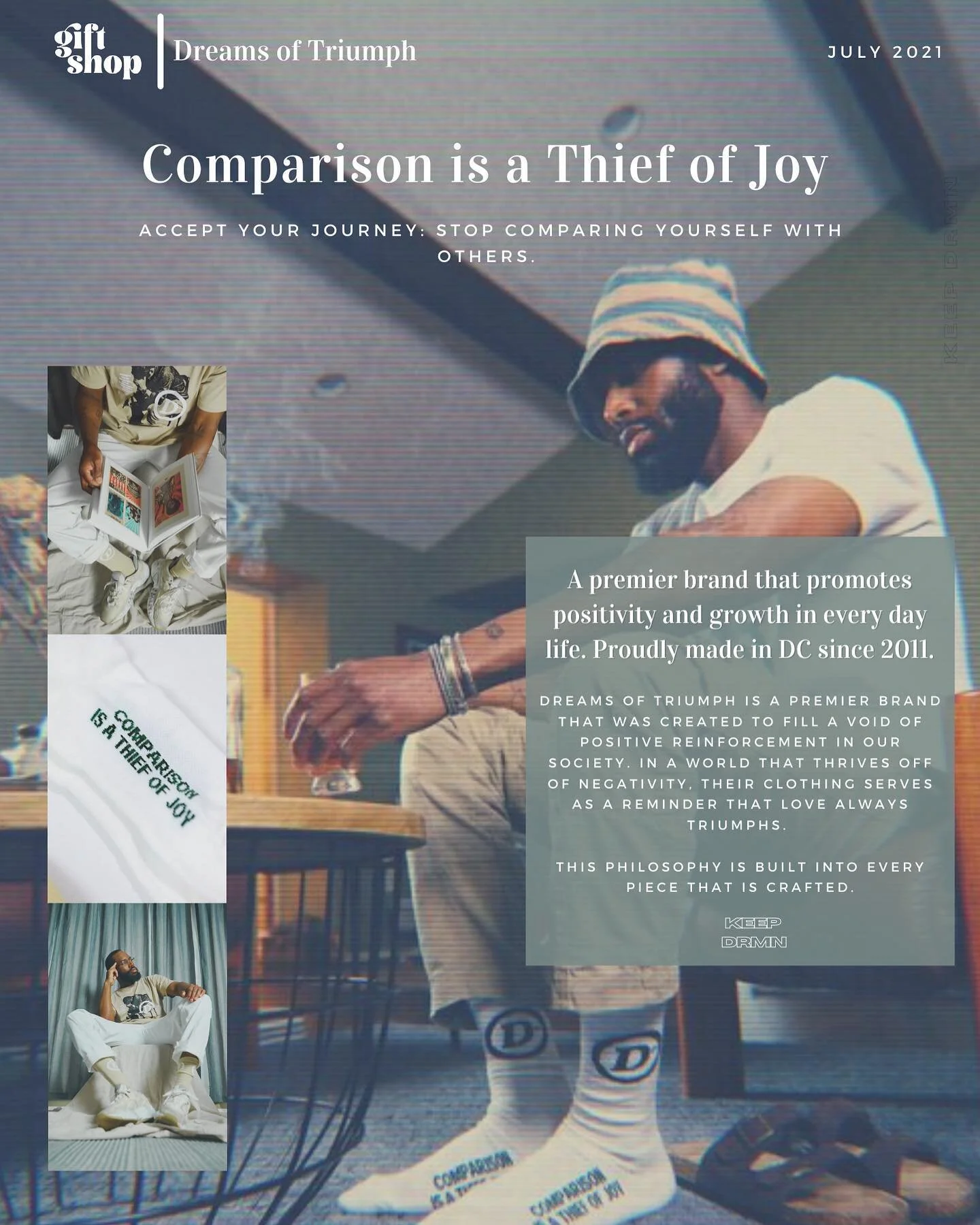 New Brand Alert 🚨 We are so excited to introduce @dreamsoftriumph to the Shop! Swipe to find out more!