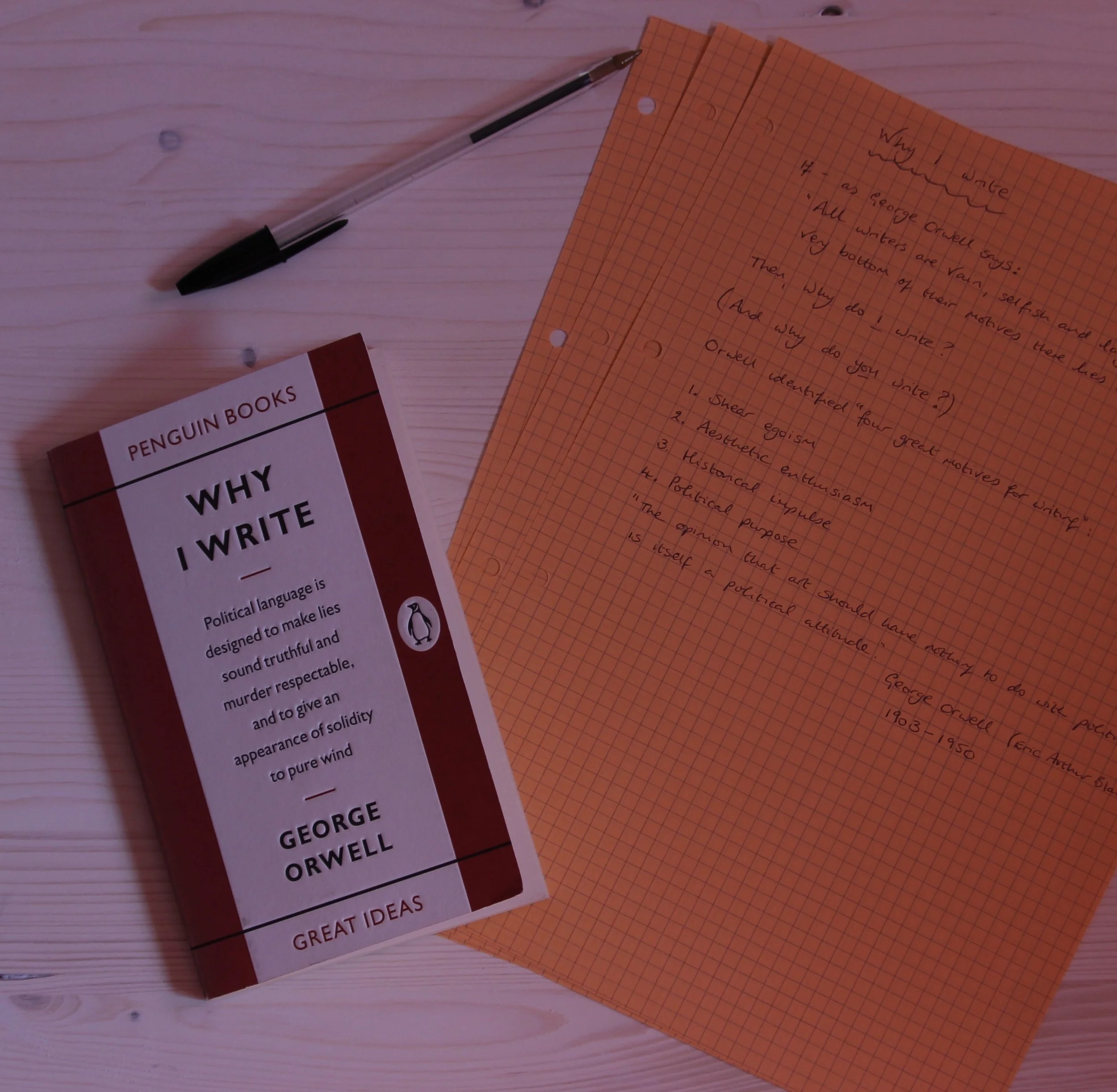 What motivates you to pursue your dreams? Unlocking the mystery of why writers write.