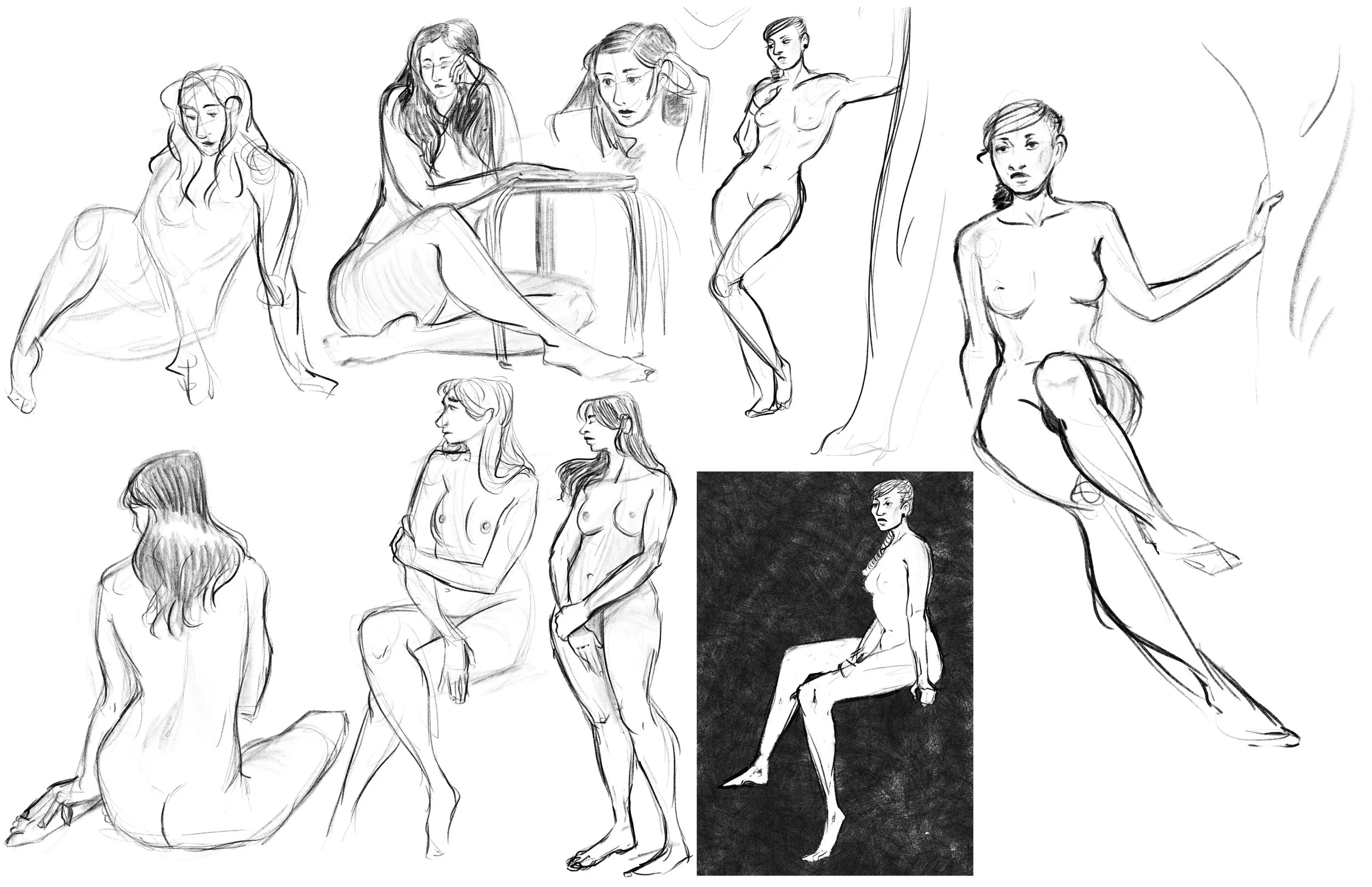 Observational Figure Drawings