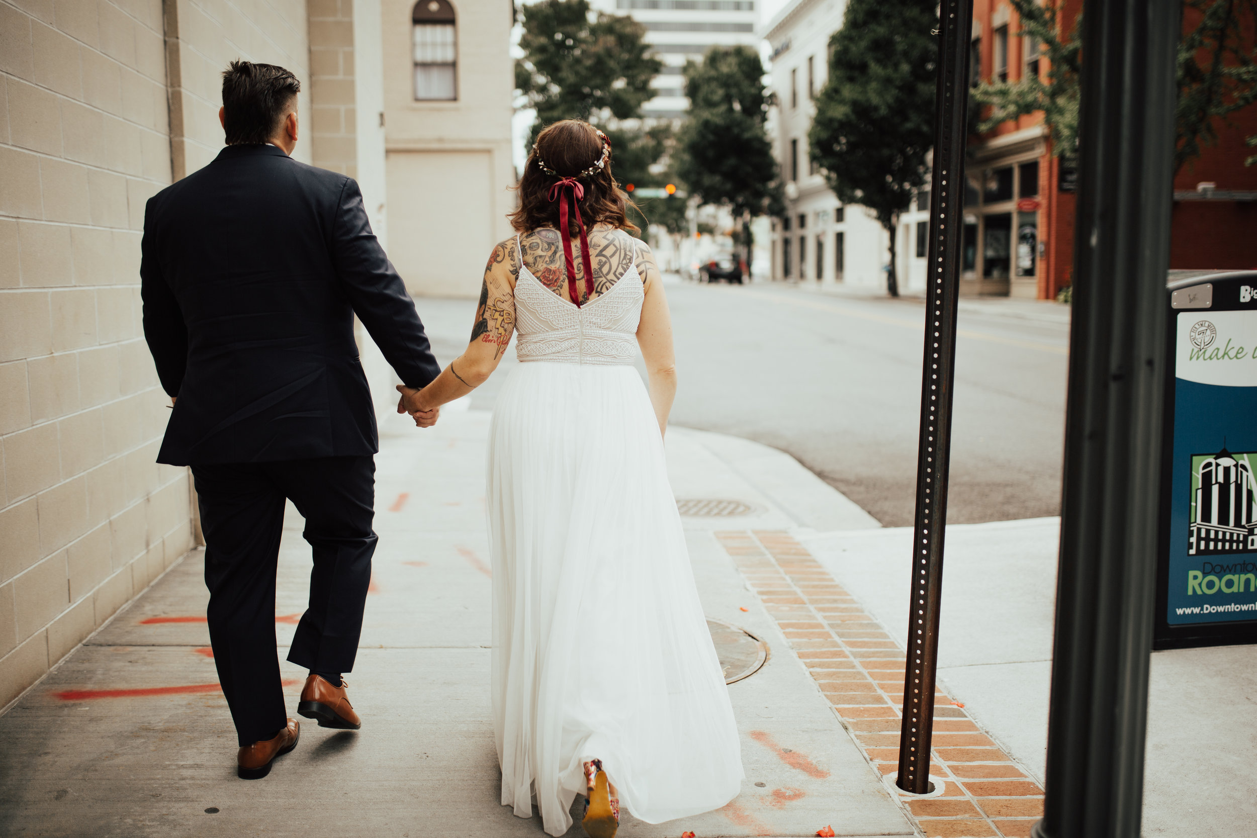 After they were finished getting ready we headed downtown to get some photos that were extremely special to the both of them.