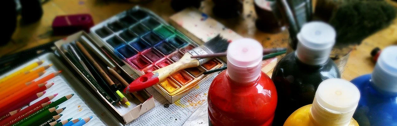 Creative supplies opened a new world of fun, play, experimentation and freedom for me.