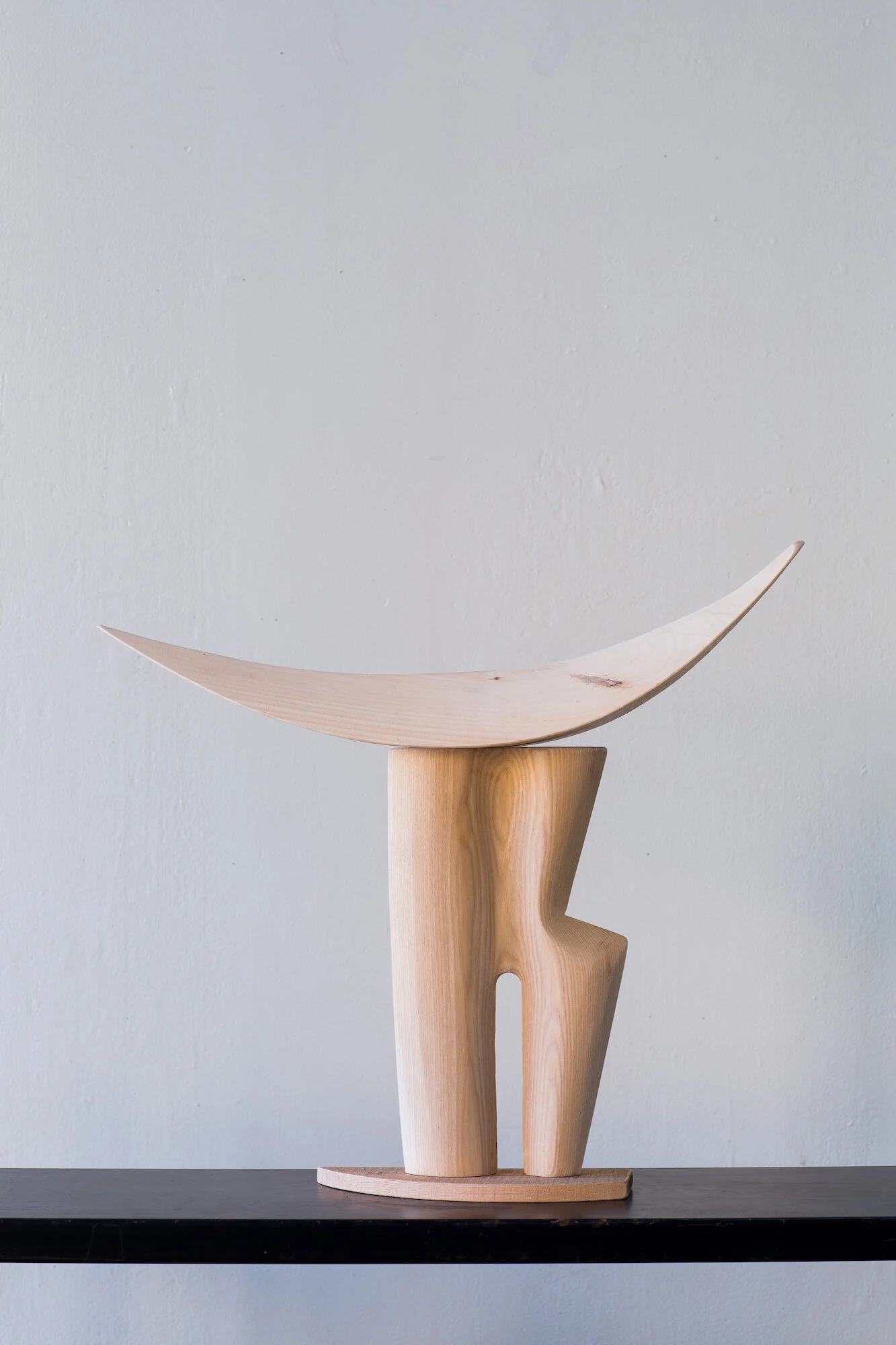  Winged Messenger  2017  wood  19.5" x 21" x 4"   
