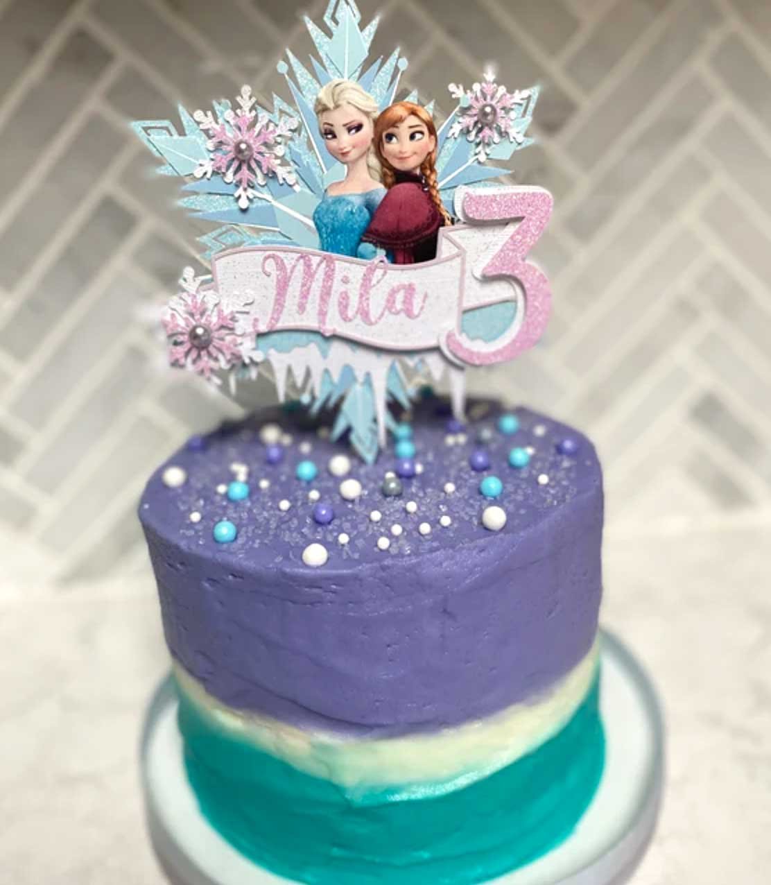 Elsa Dress Cake  Frozen Themed Cake  Elsa Cake  Liliyum Patisserie  Cafe