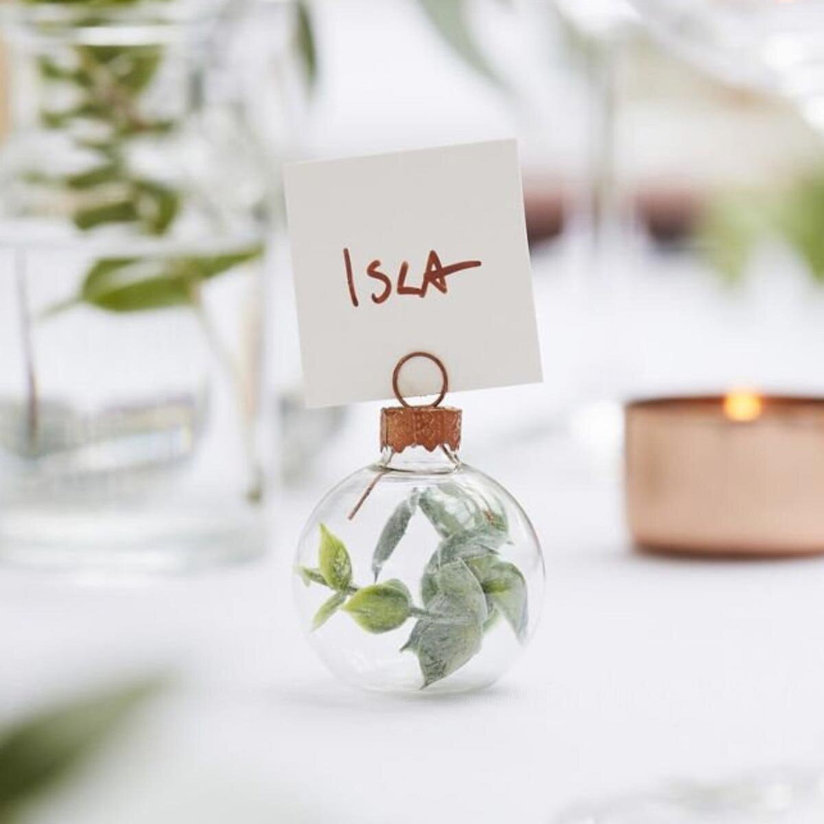 Meal Tent Menu Card Party Name Card Acrylic Wedding Place Card Holder 