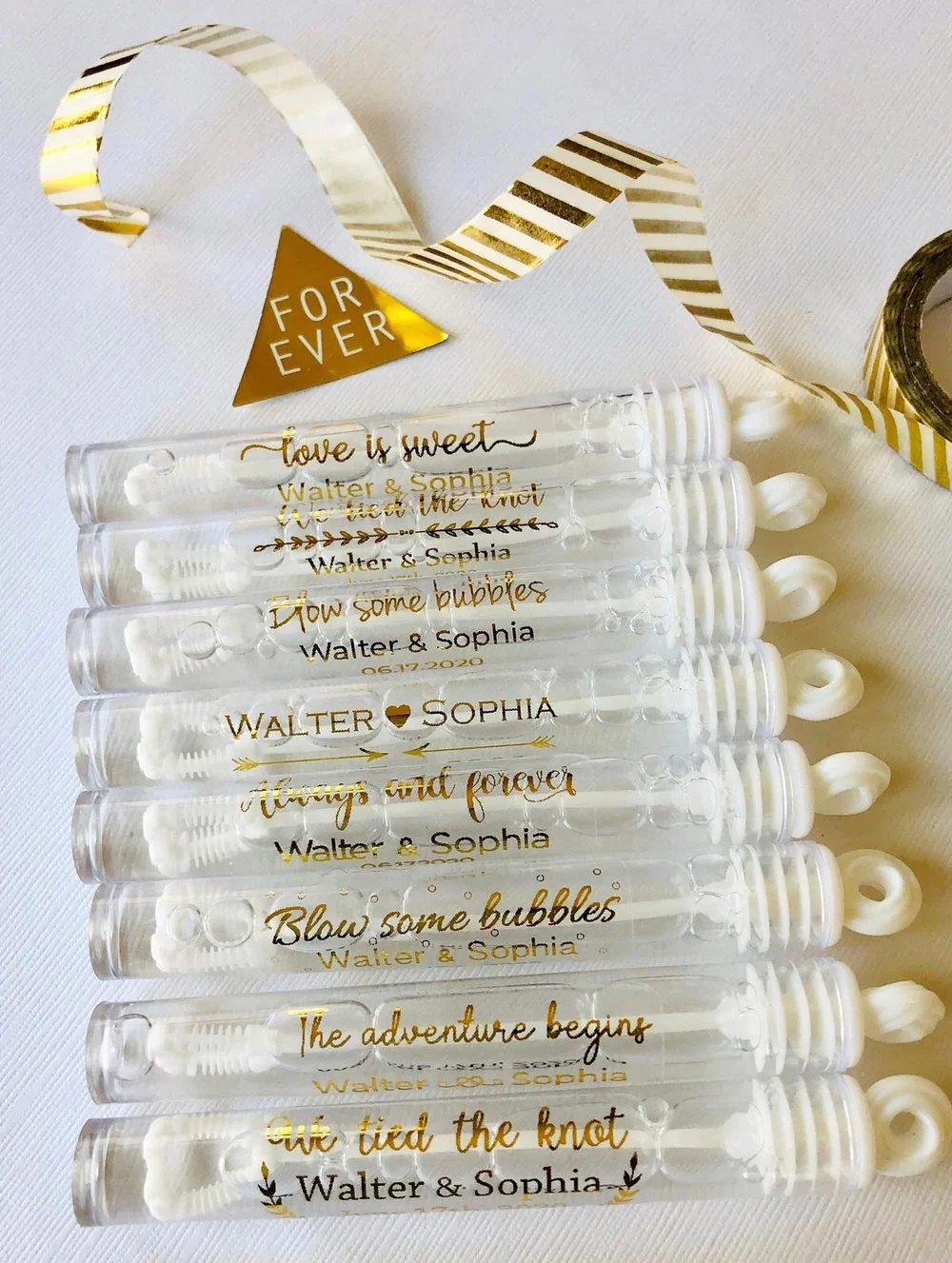 Wedding Bubble Favors / Kids Bubbles / Bridal Shower Favor Ideas