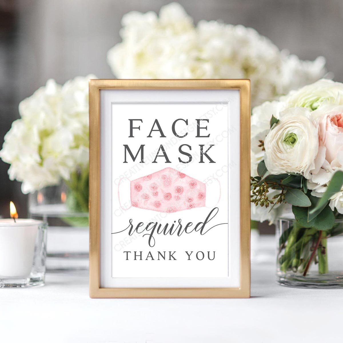 Face Mask Sign
