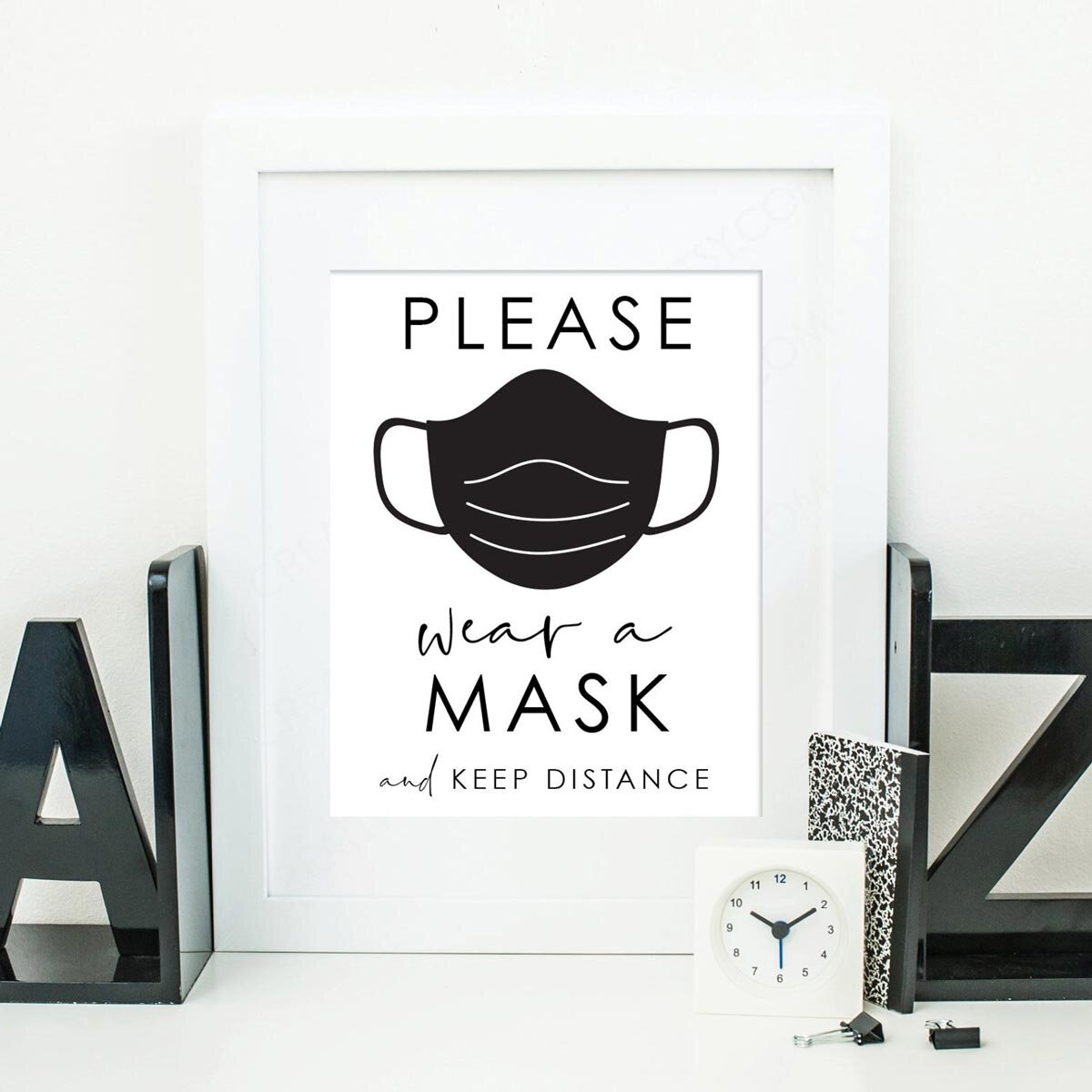 Wear a Mask Printable Sign