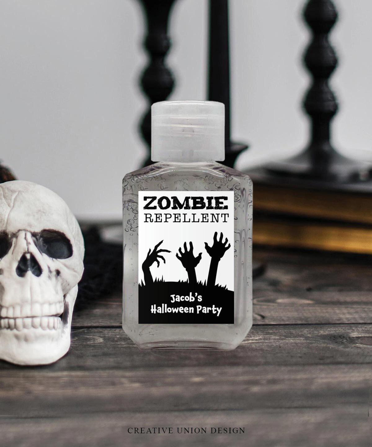 Zombie Repellant Labels