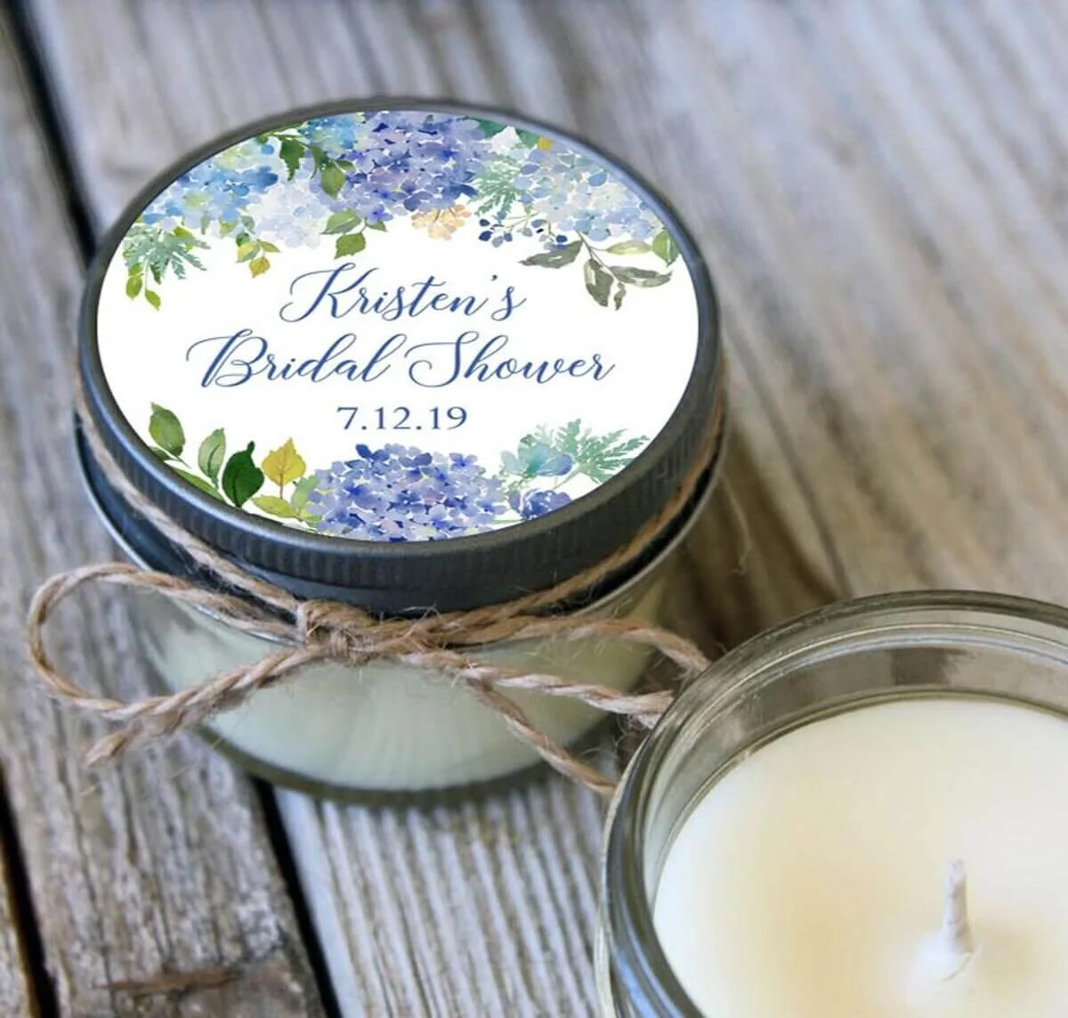 Blue Hydrangea Themed Bridal Shower