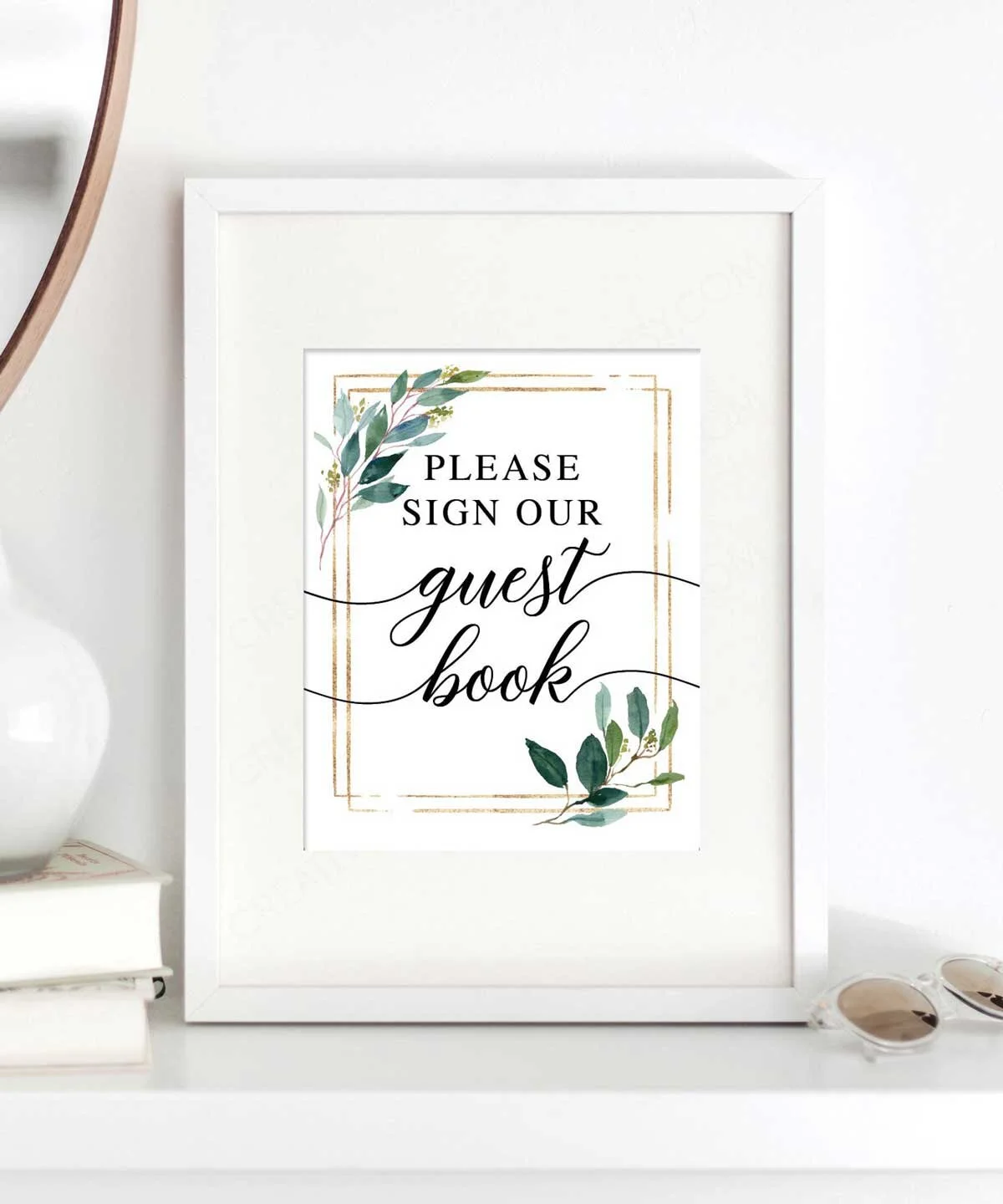 Guest book sign