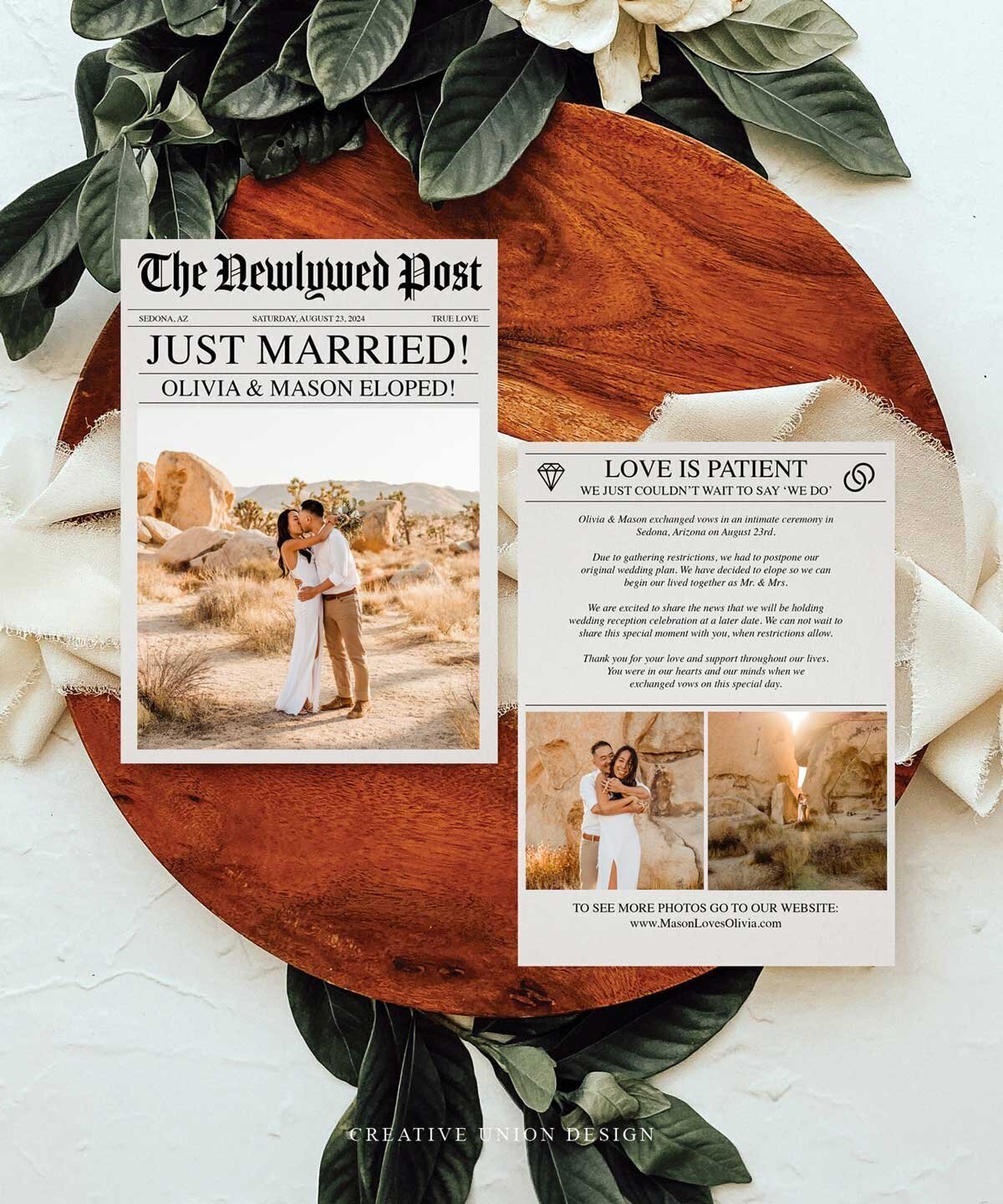 How to Make Newspaper Wedding Programs | DIY Printable Wedding Program ...