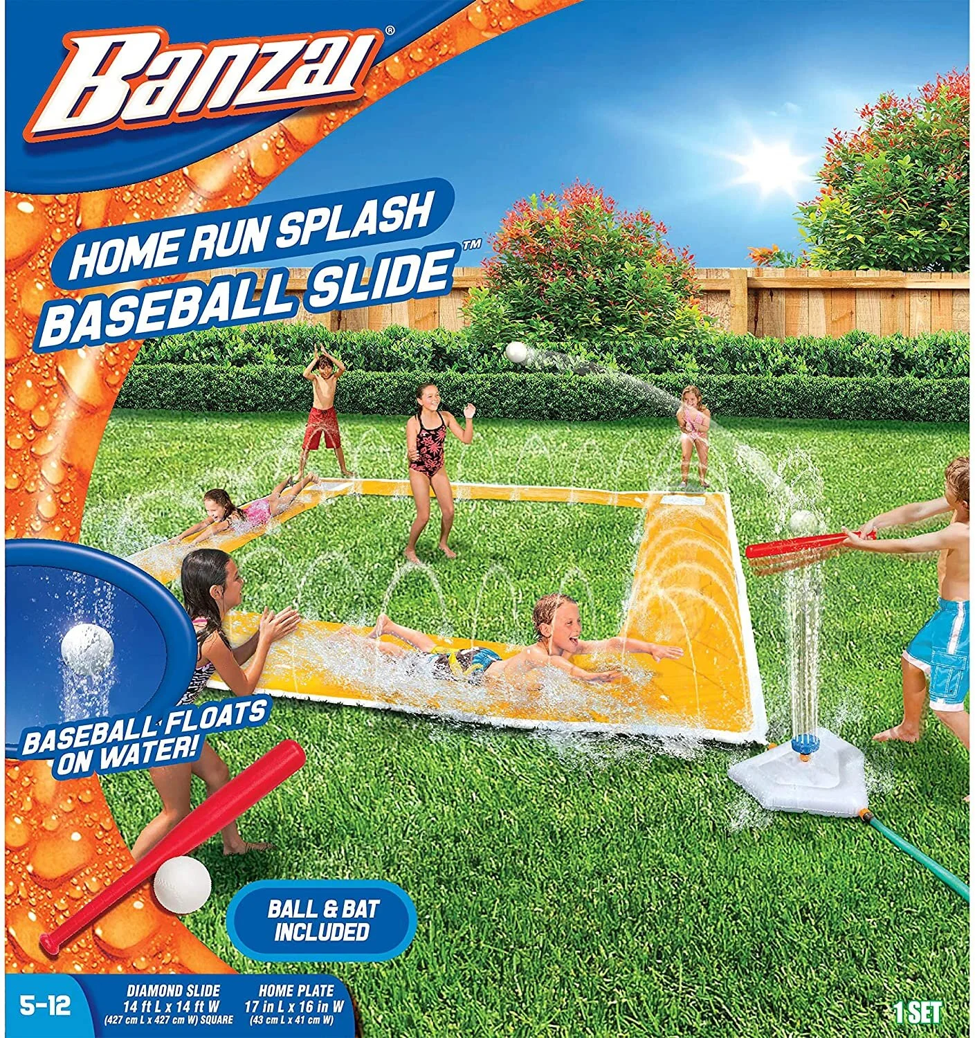 HOME RUN SPLASH AND SLIDE