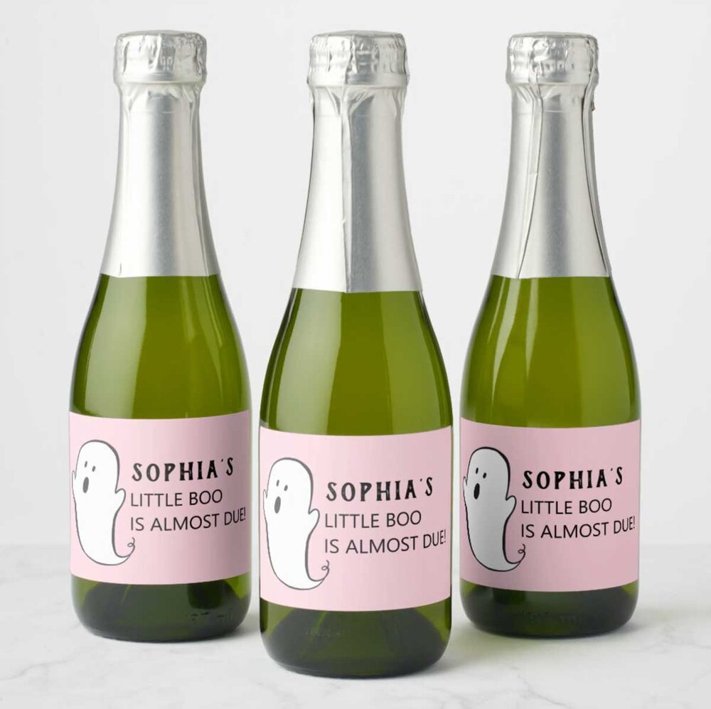 pink ghose champagne labels