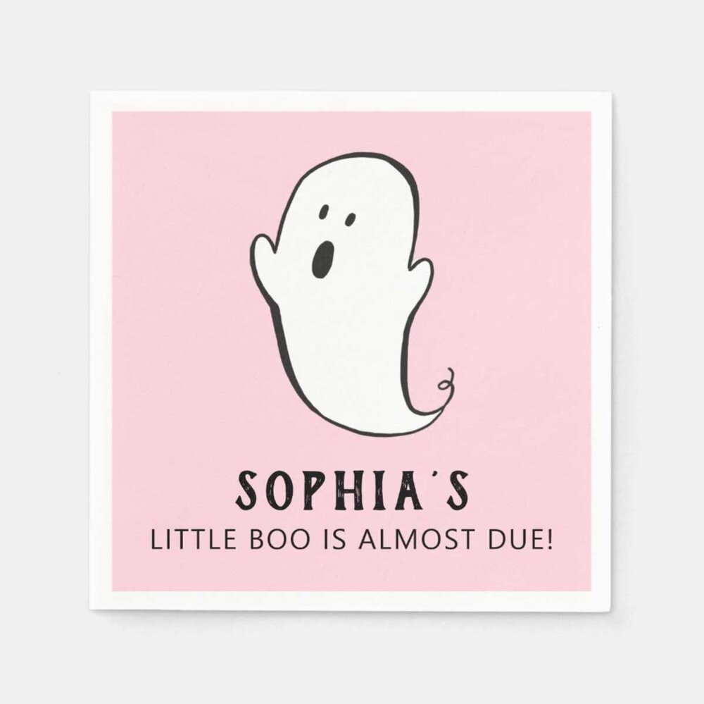 Little Boo Cocktail Napkins