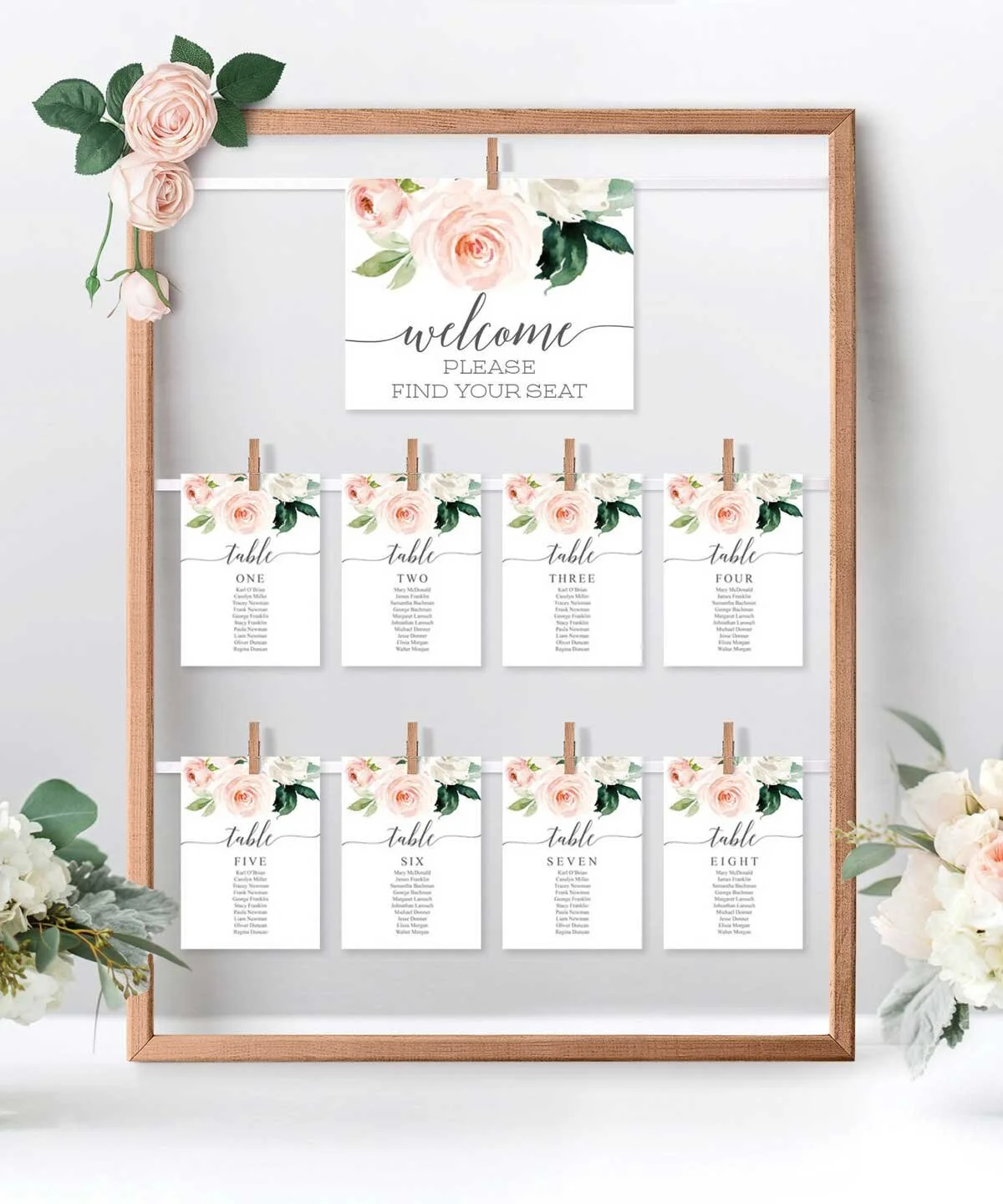 WEDDING SEATING CHART