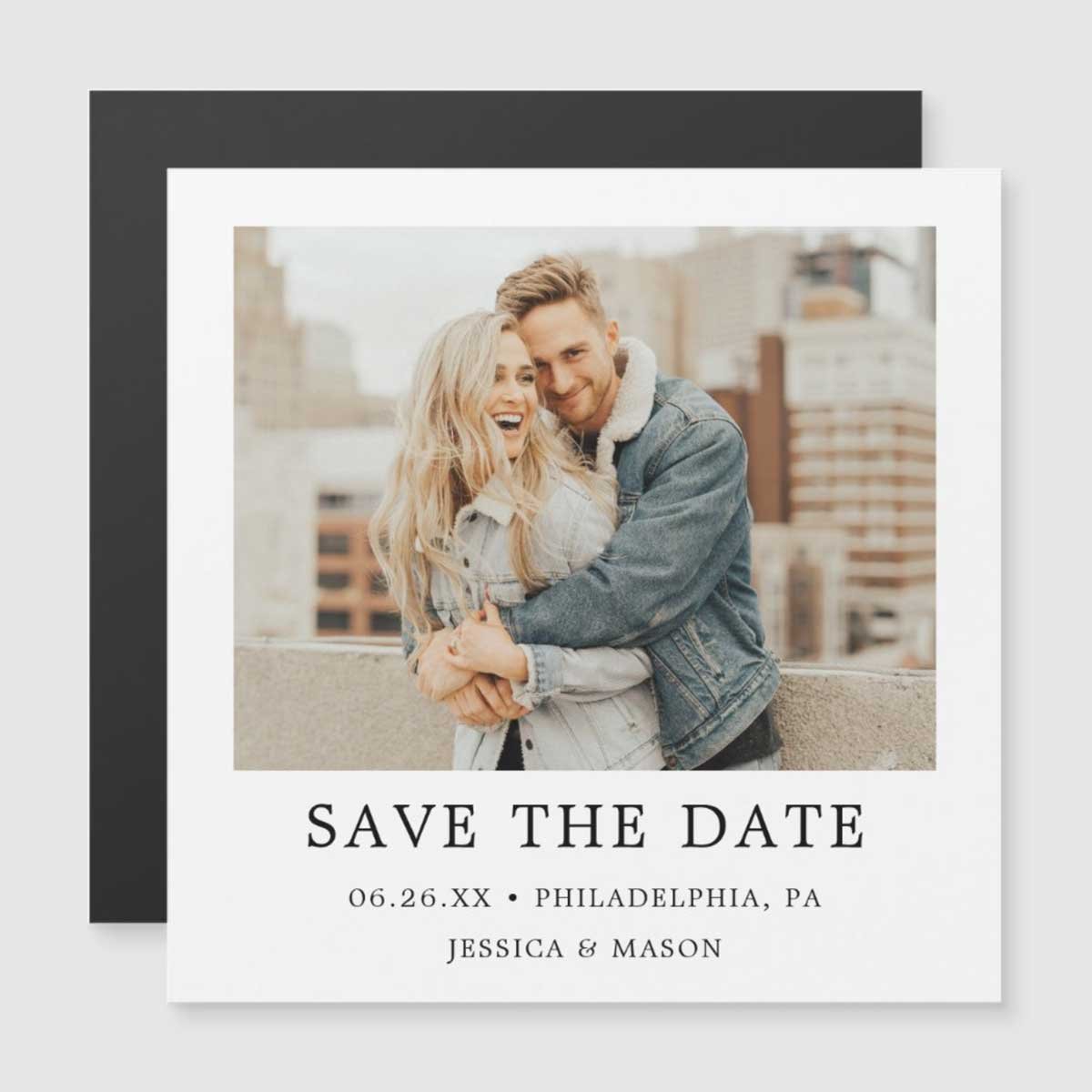 Save the date postcard