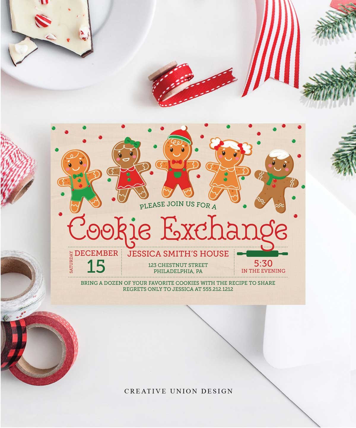 Cookie Exchange Printable Invitation