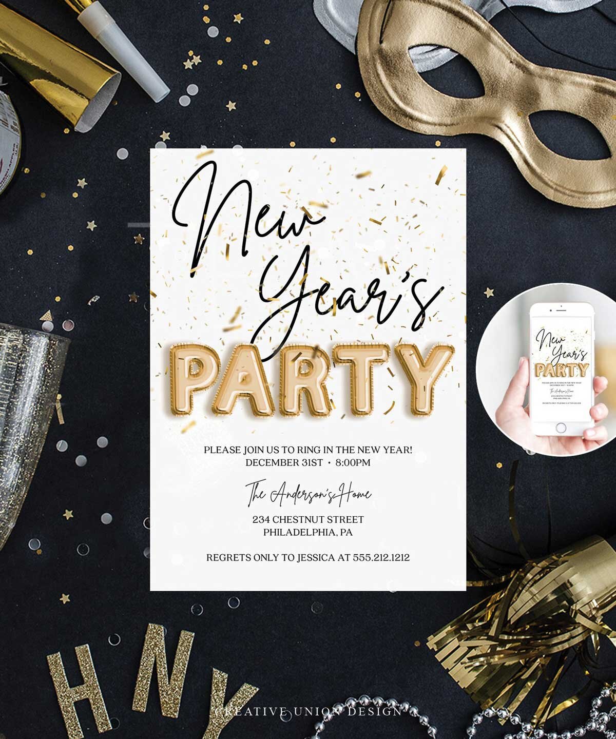 New Year's Eve Party Invitation 2022