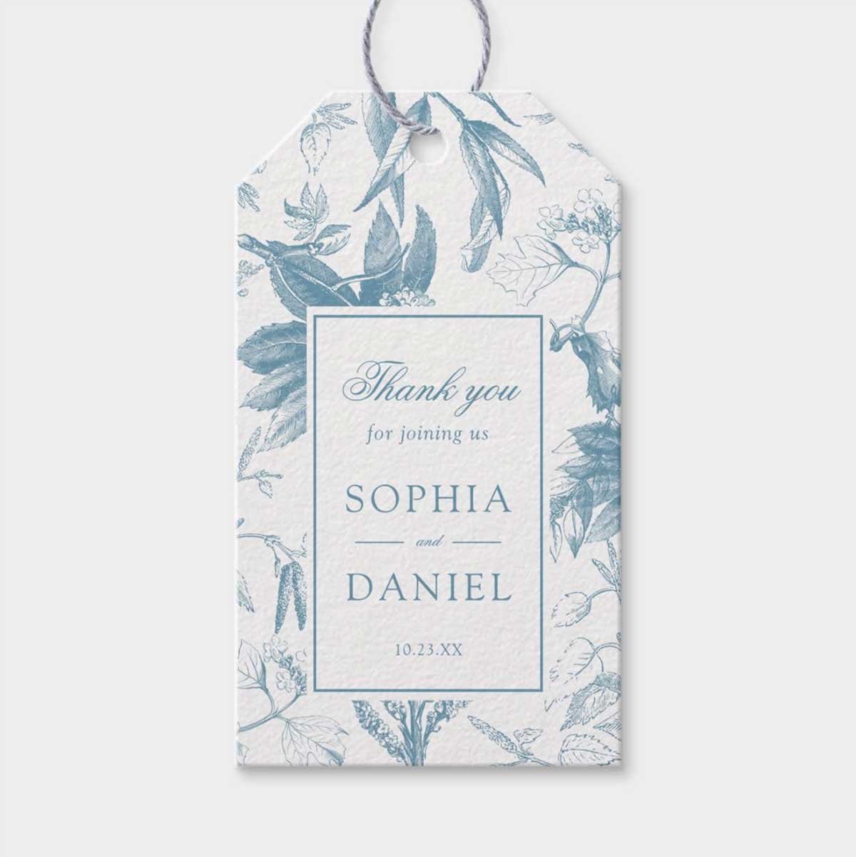 dusty blue thank you favor tags