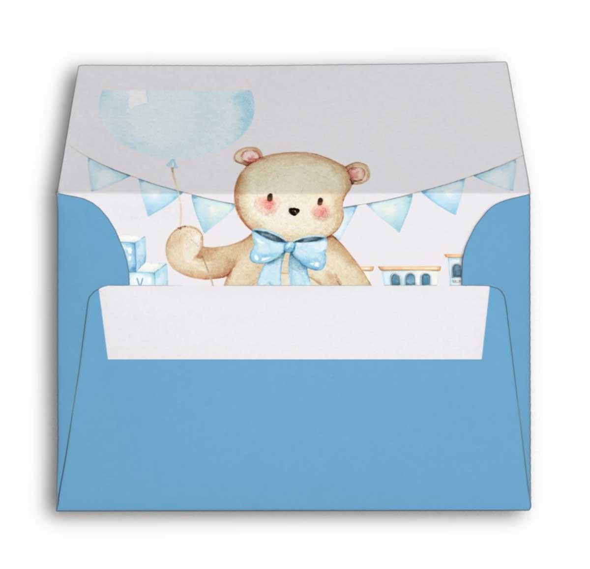 Teddy Bear Baby Shower Envelopes