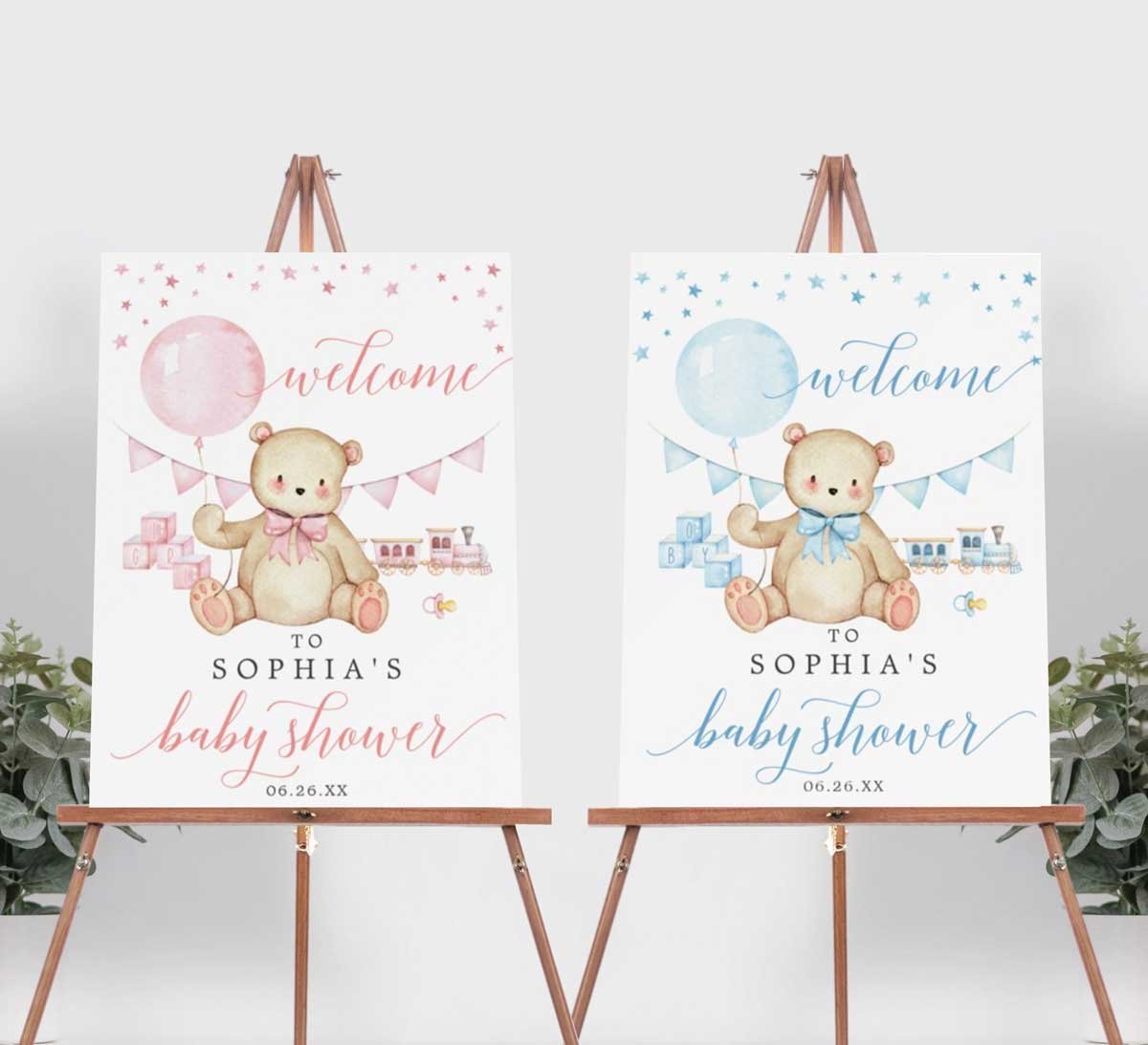We Can Bearly Wait Baby Shower Banner Gender Reveal Decor Bear Decor Baby Shower Decorations