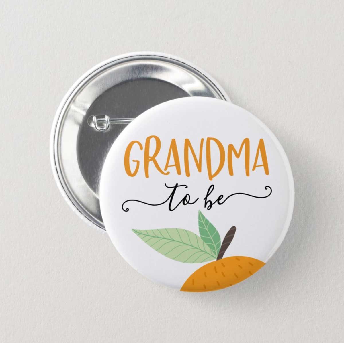 Grandma to be pin