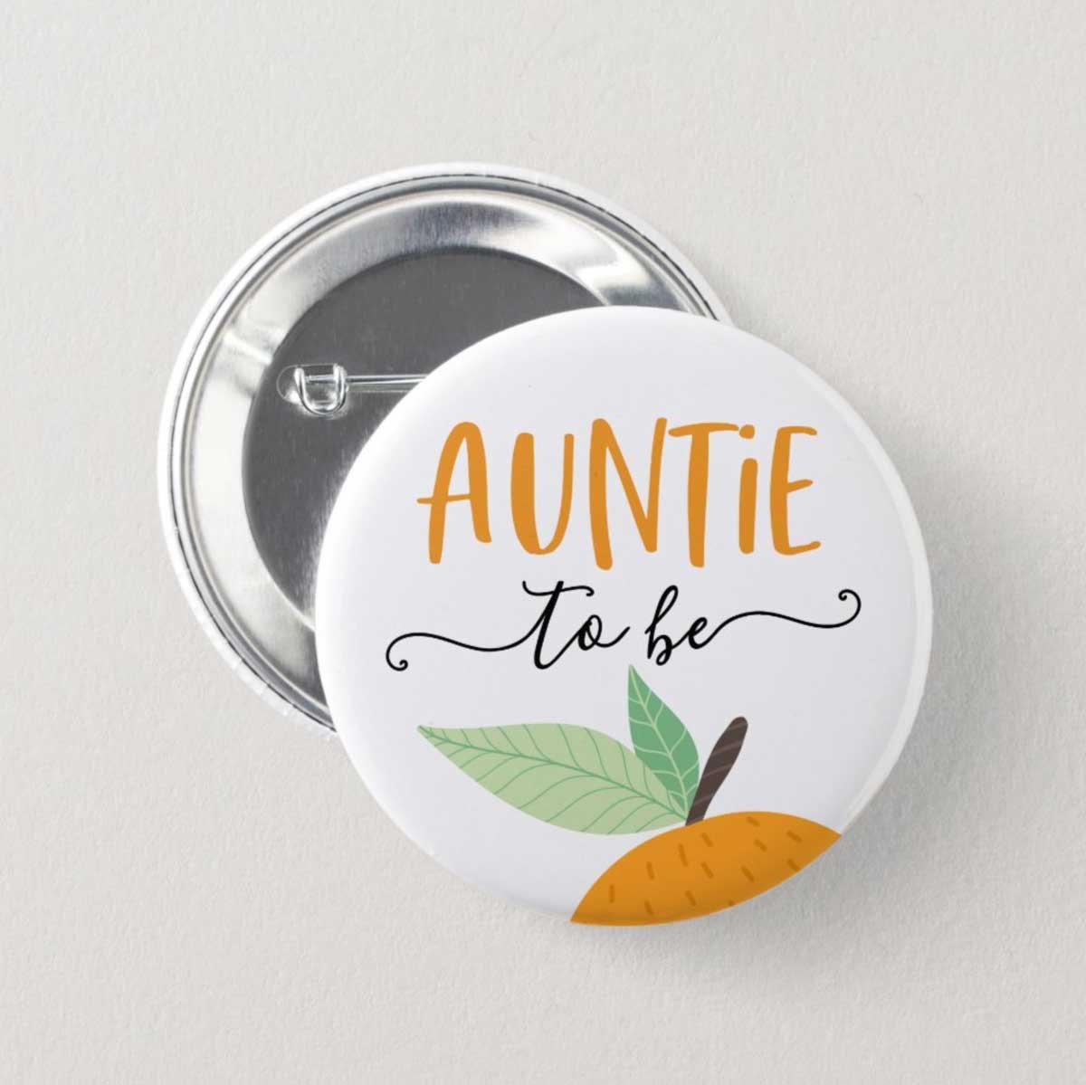 Auntie to be pin