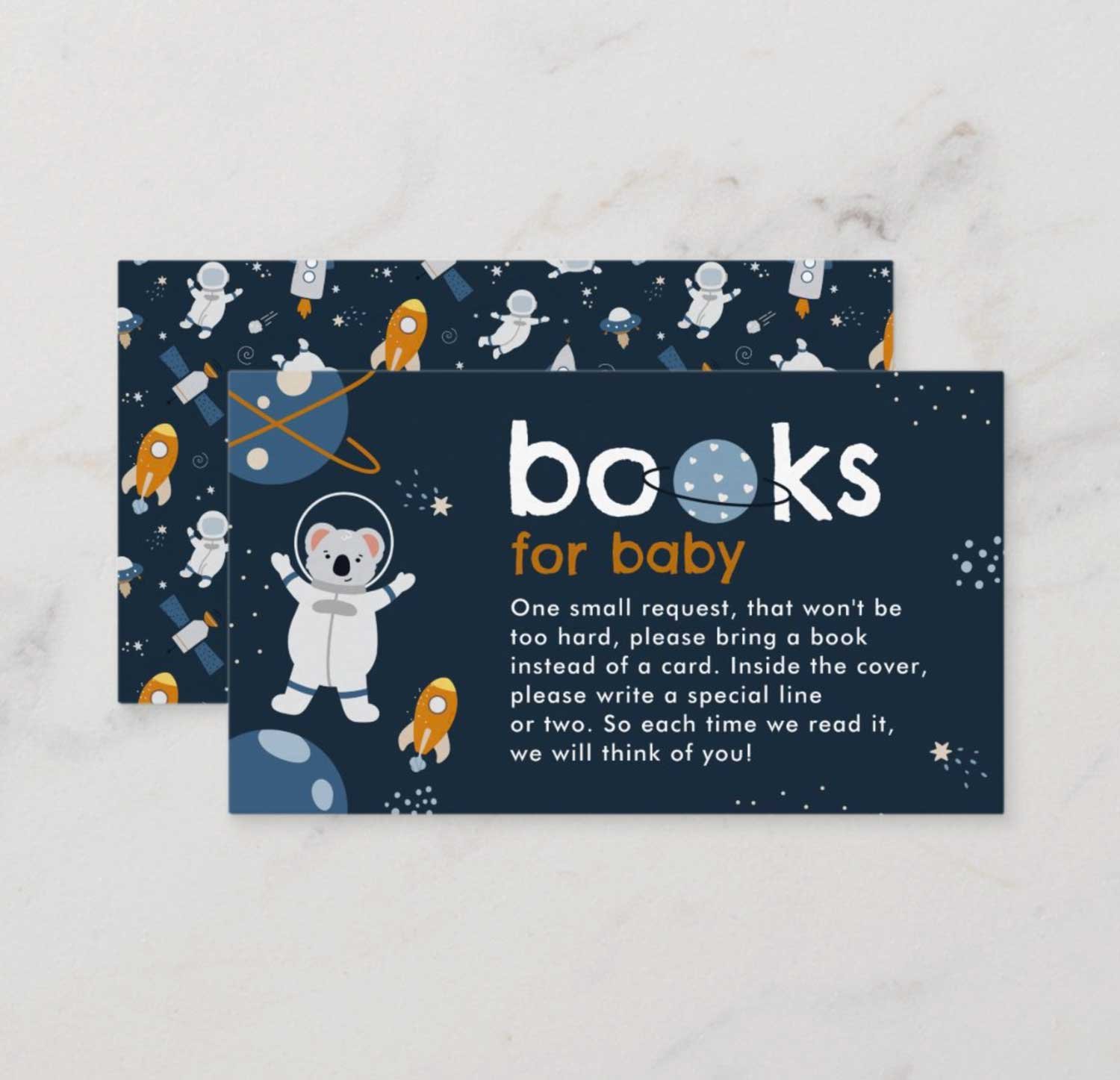 baby shower books for baby cards