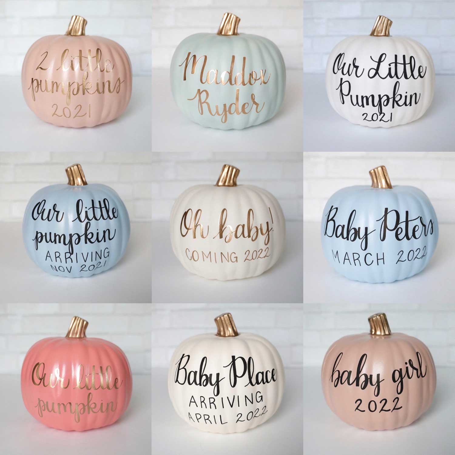 little pumpkins gender reveal