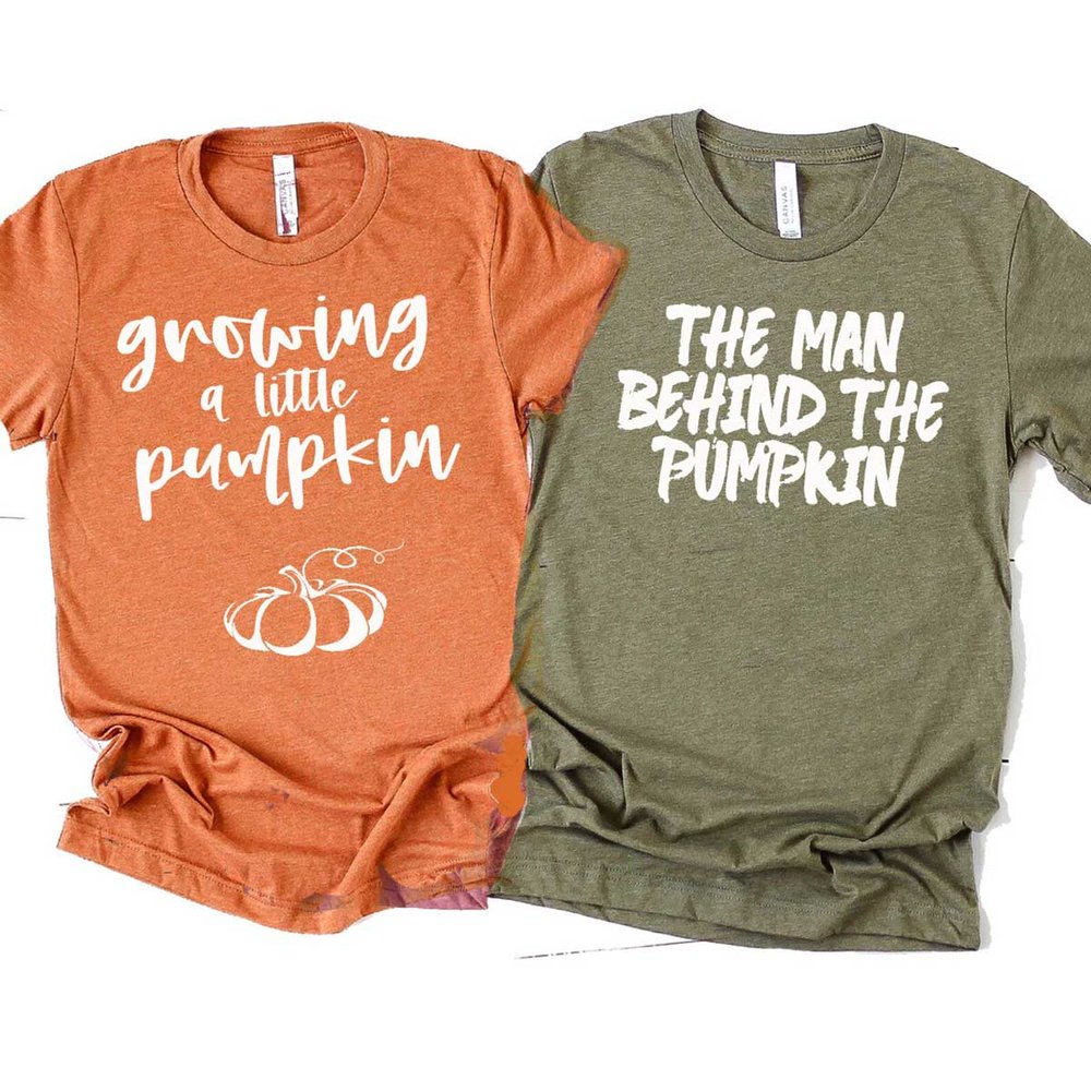 little pumpkin gender reveal tshirts