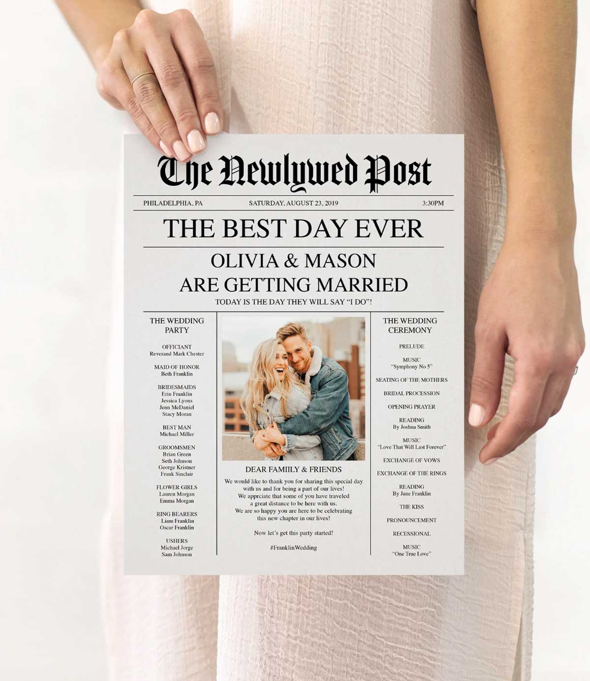 Wedding Newspaper