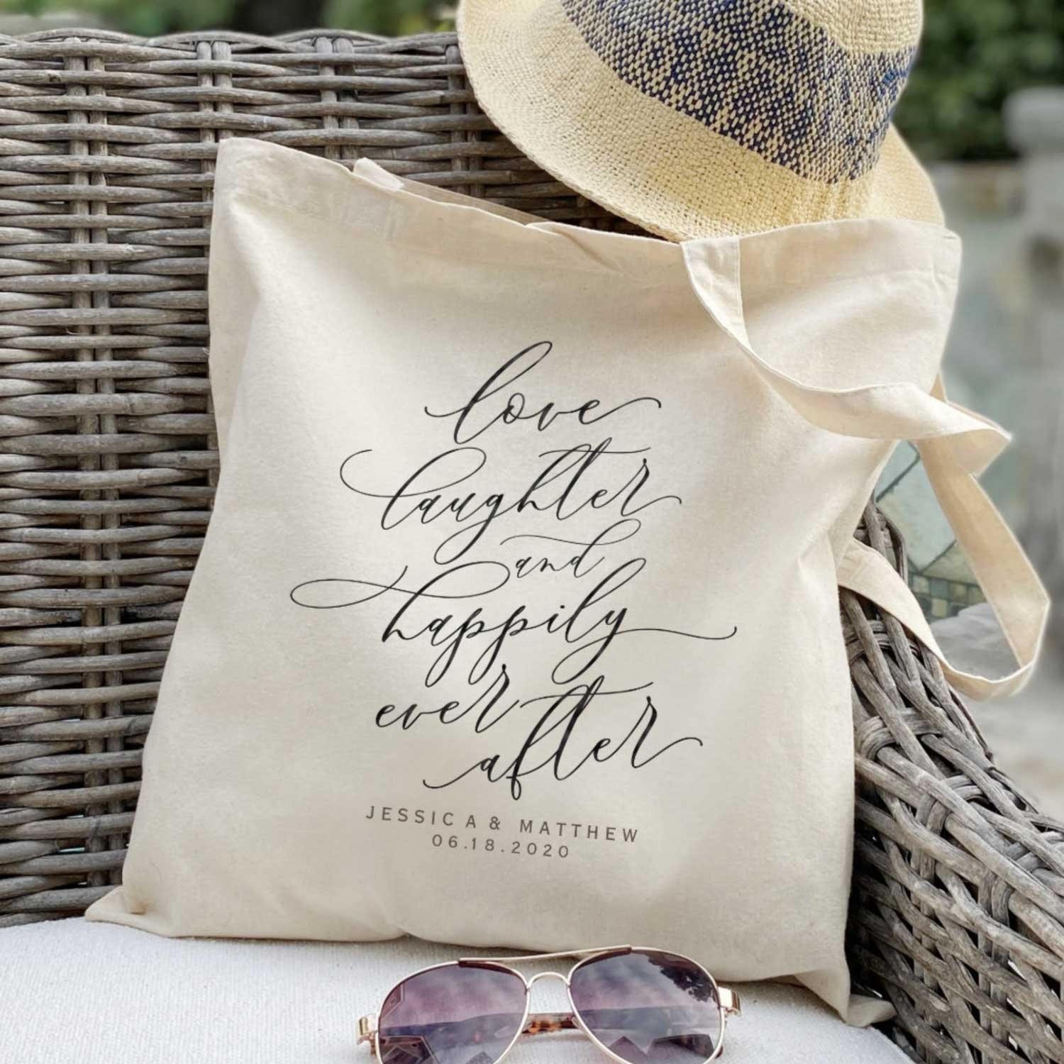 Hotel guest tote bag