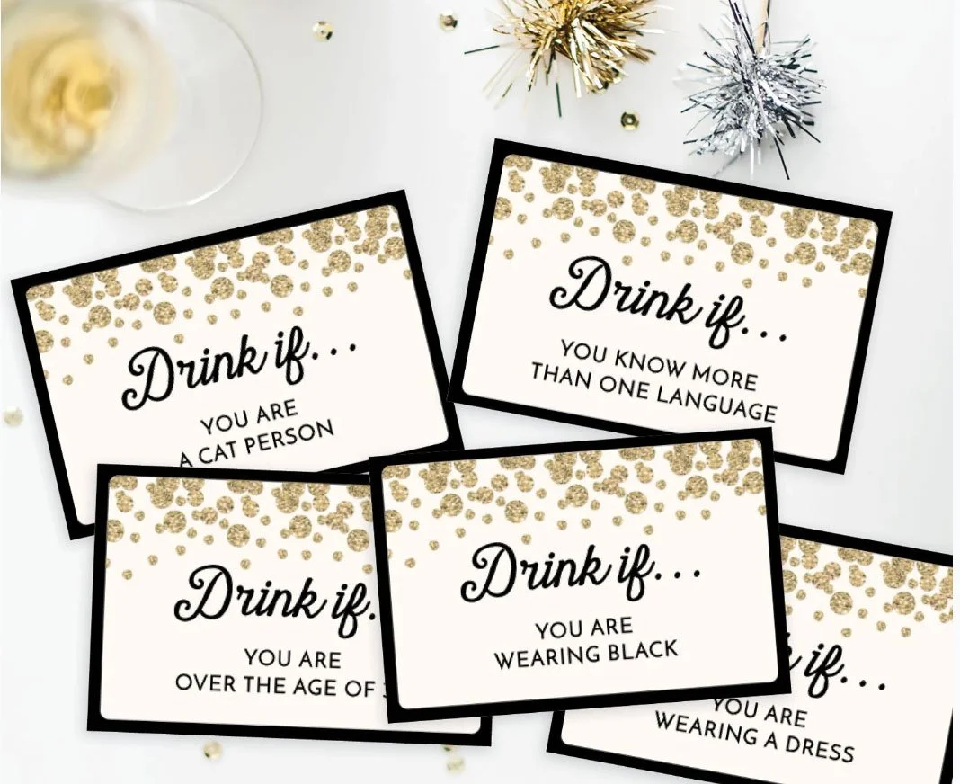 new year's eve party ideas 2025: decorations, games & printables