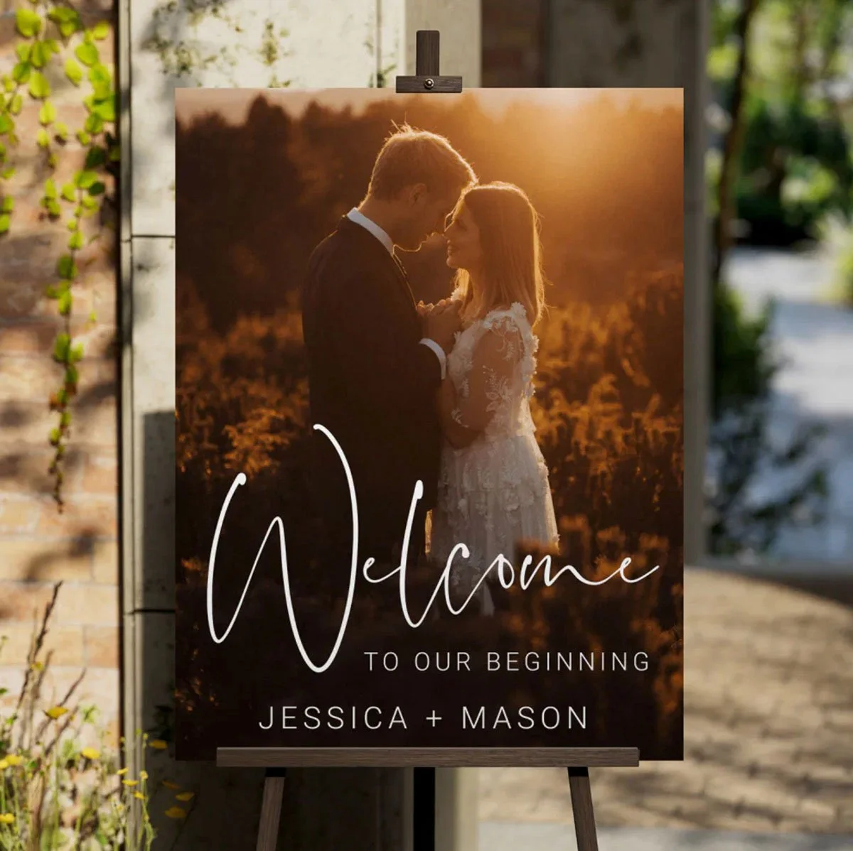Wedding Welcome Sign Photo